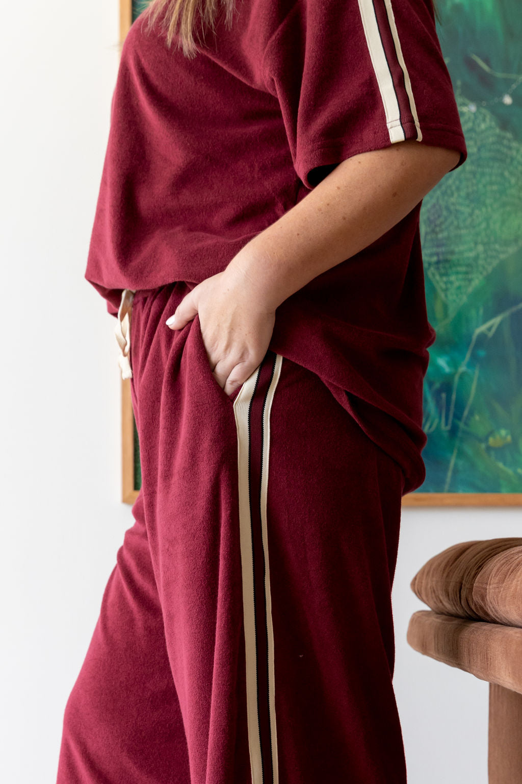 Frankie Wide Leg Terry Pants