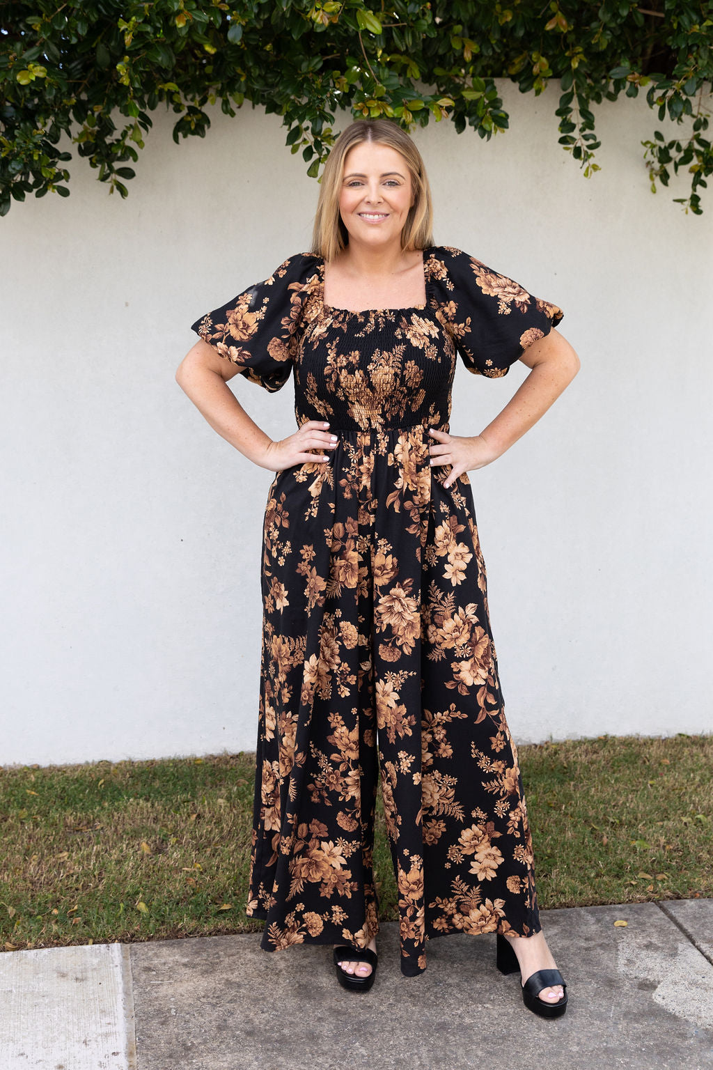 Emily Jumpsuit in Moonlit Floral