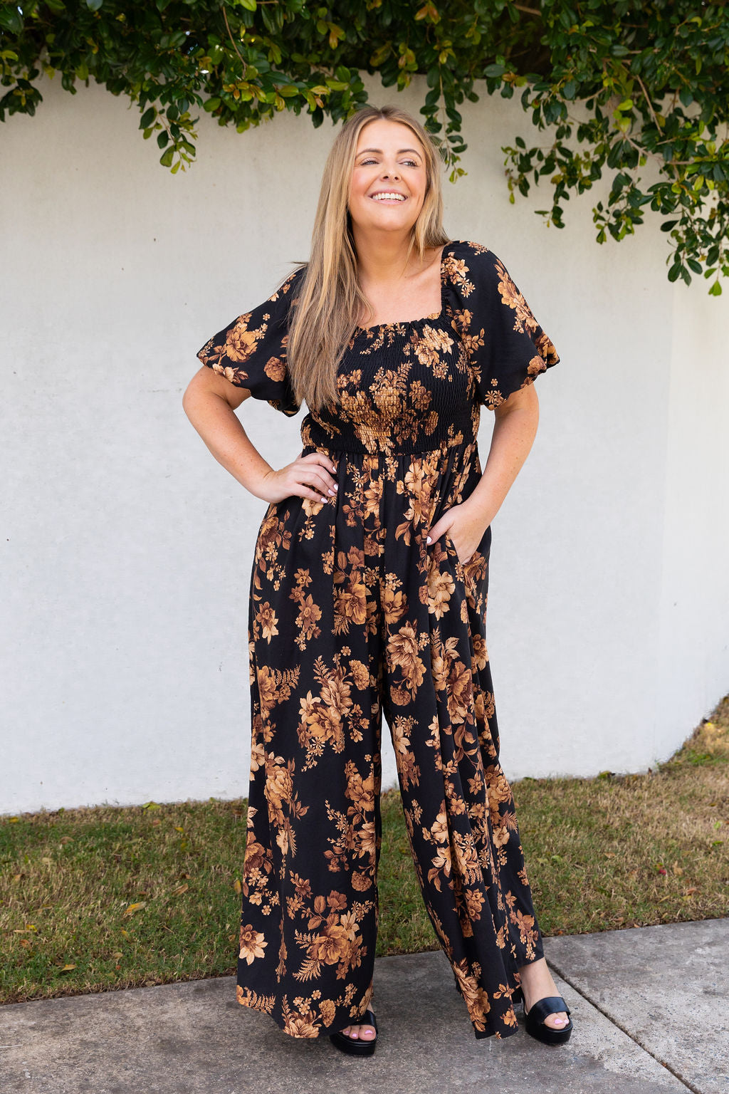 Emily Jumpsuit in Moonlit Floral