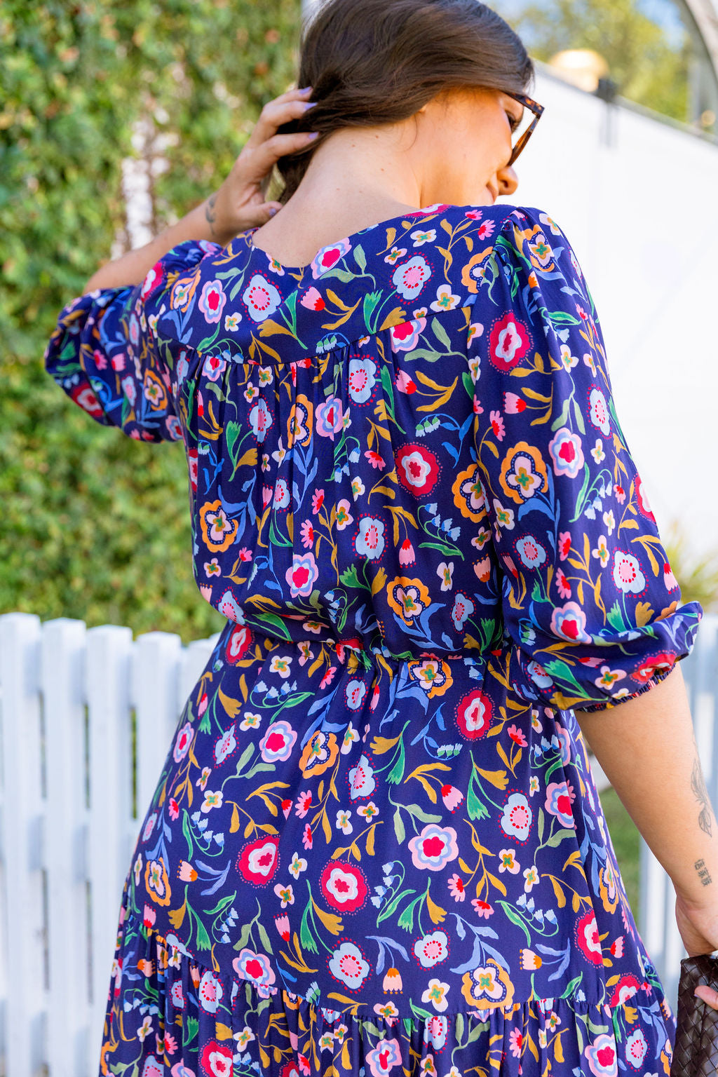 Billie Maxi Dress in Painted Petals