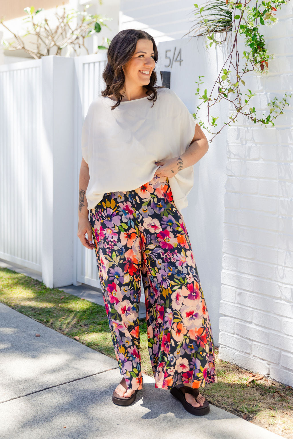 Larsa Pant in Bouquet