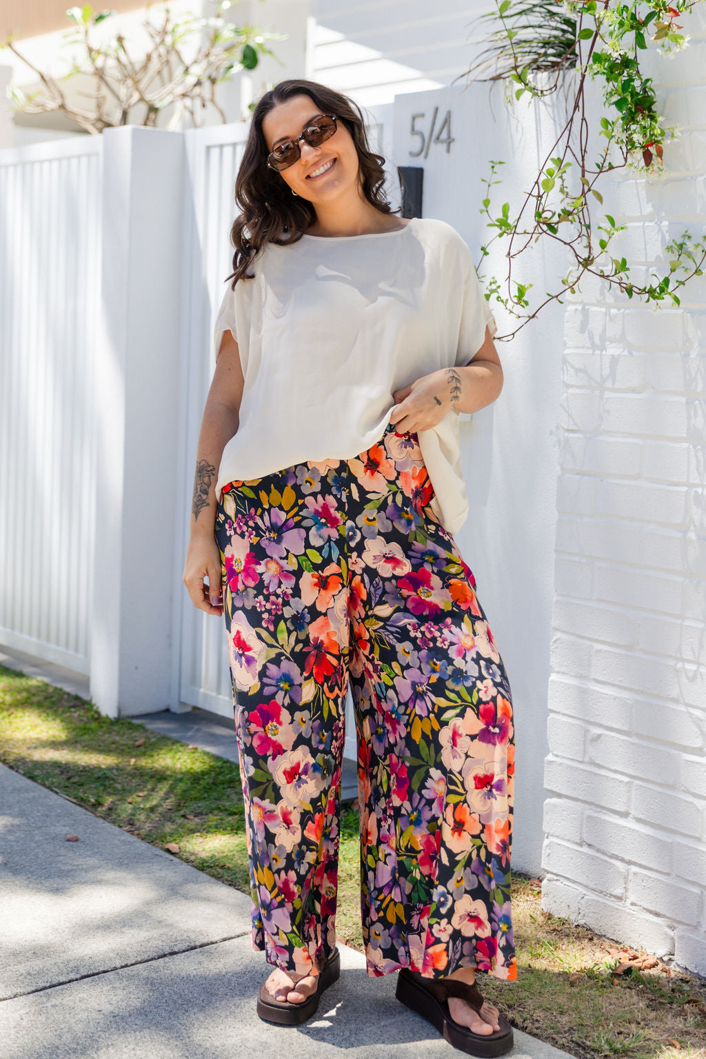Larsa Pant in Bouquet