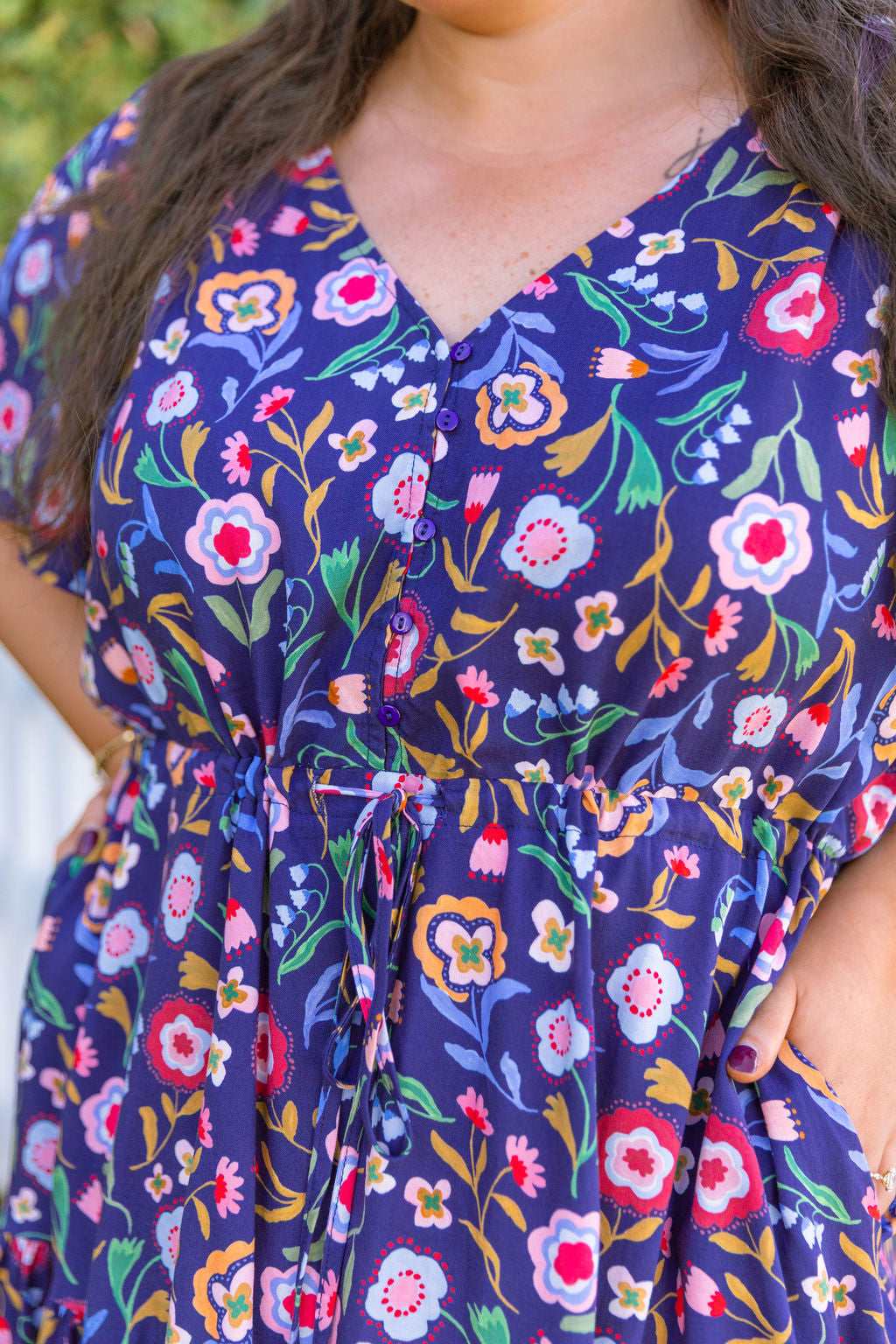 Esmae Dress in Painted Petals