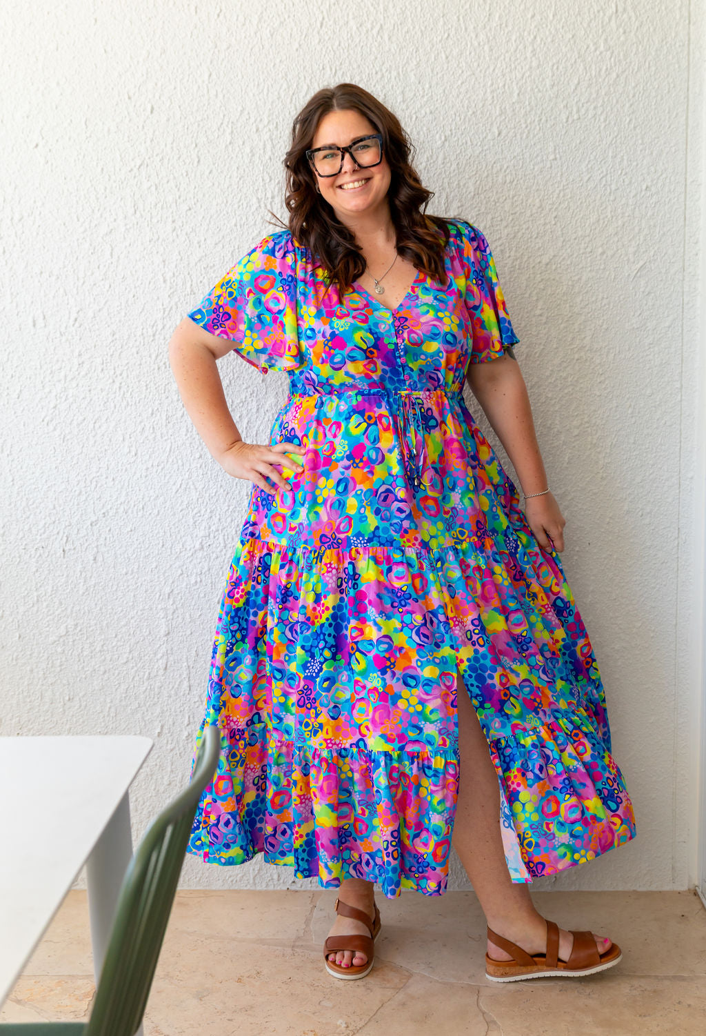 Bonnie Dress in Spark of Joy by Kasey Rainbow