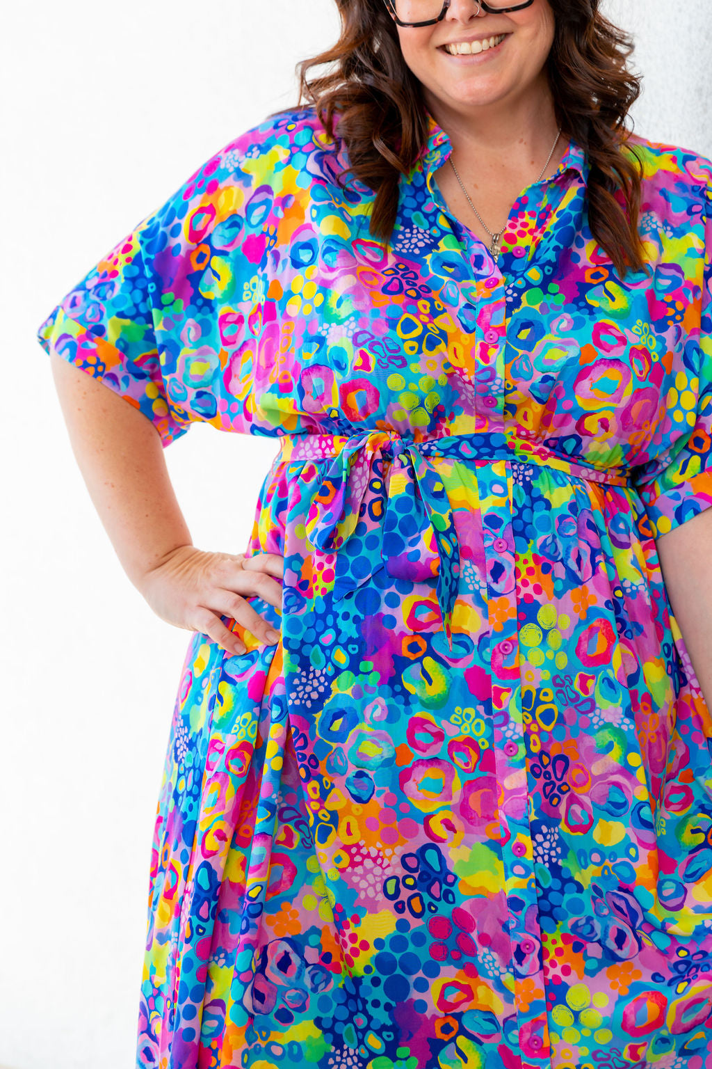 Maddy Dress in Spark of Joy by Kasey Rainbow