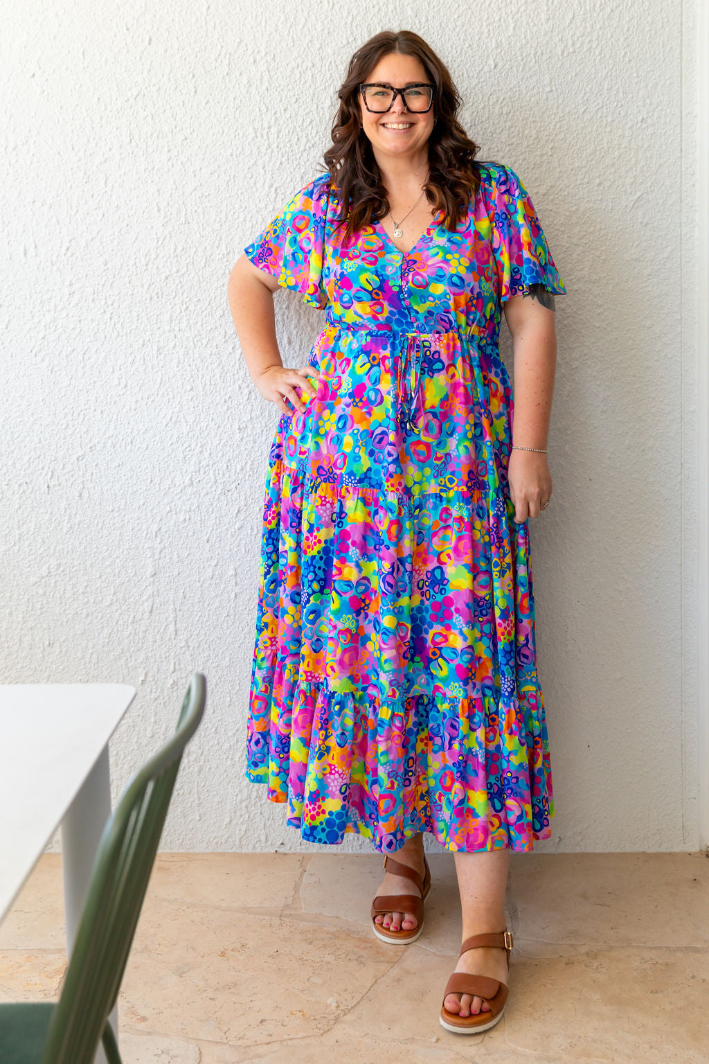 Bonnie Dress in Spark of Joy by Kasey Rainbow