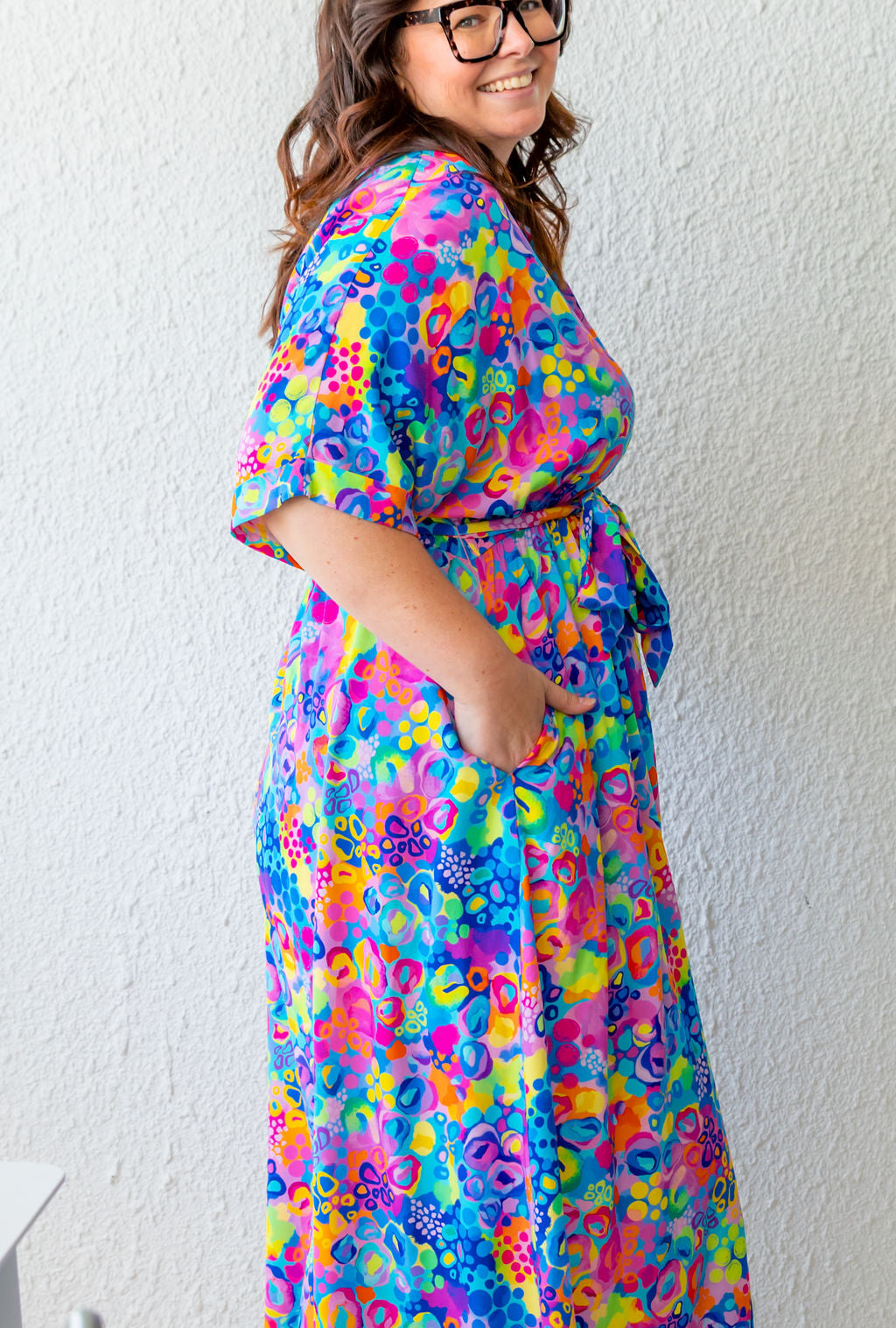 Maddy Dress in Spark of Joy by Kasey Rainbow