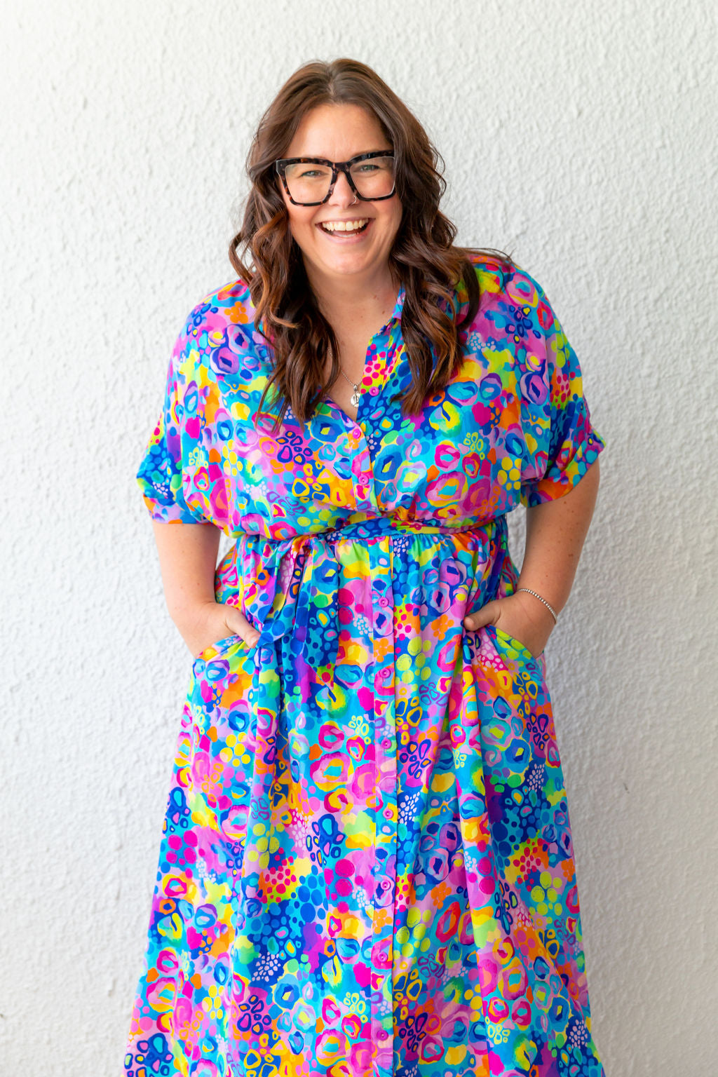 Maddy Dress in Spark of Joy by Kasey Rainbow