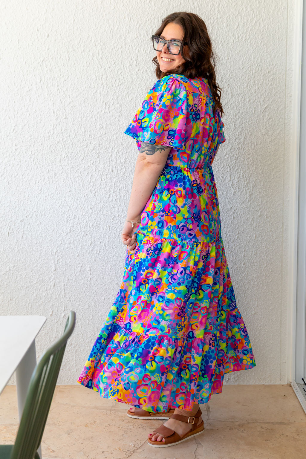 Bonnie Dress in Spark of Joy by Kasey Rainbow