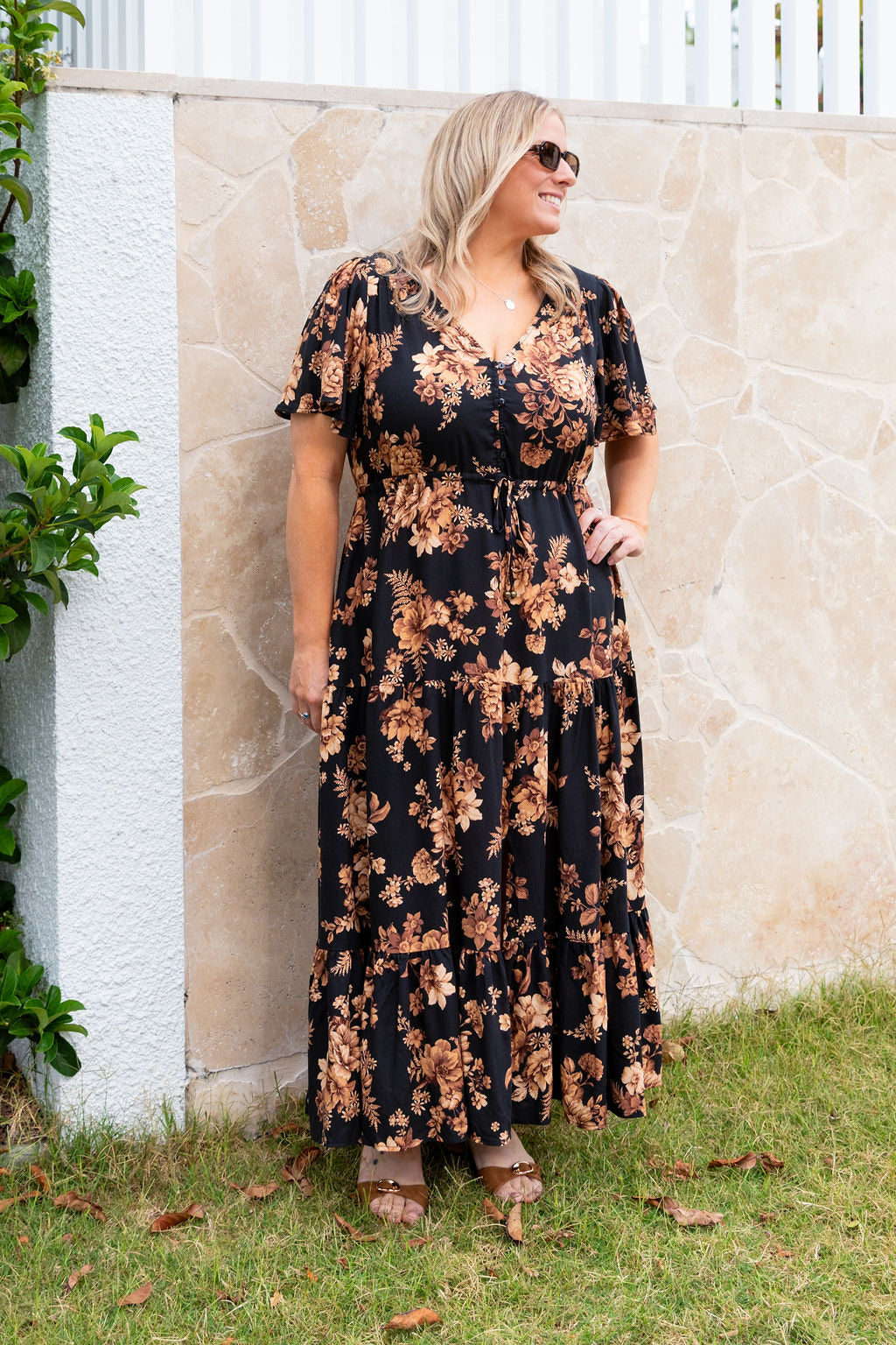Poppy Jacket Bonnie Maxi Dress in Moonlit Floral – Proud Poppy Clothing