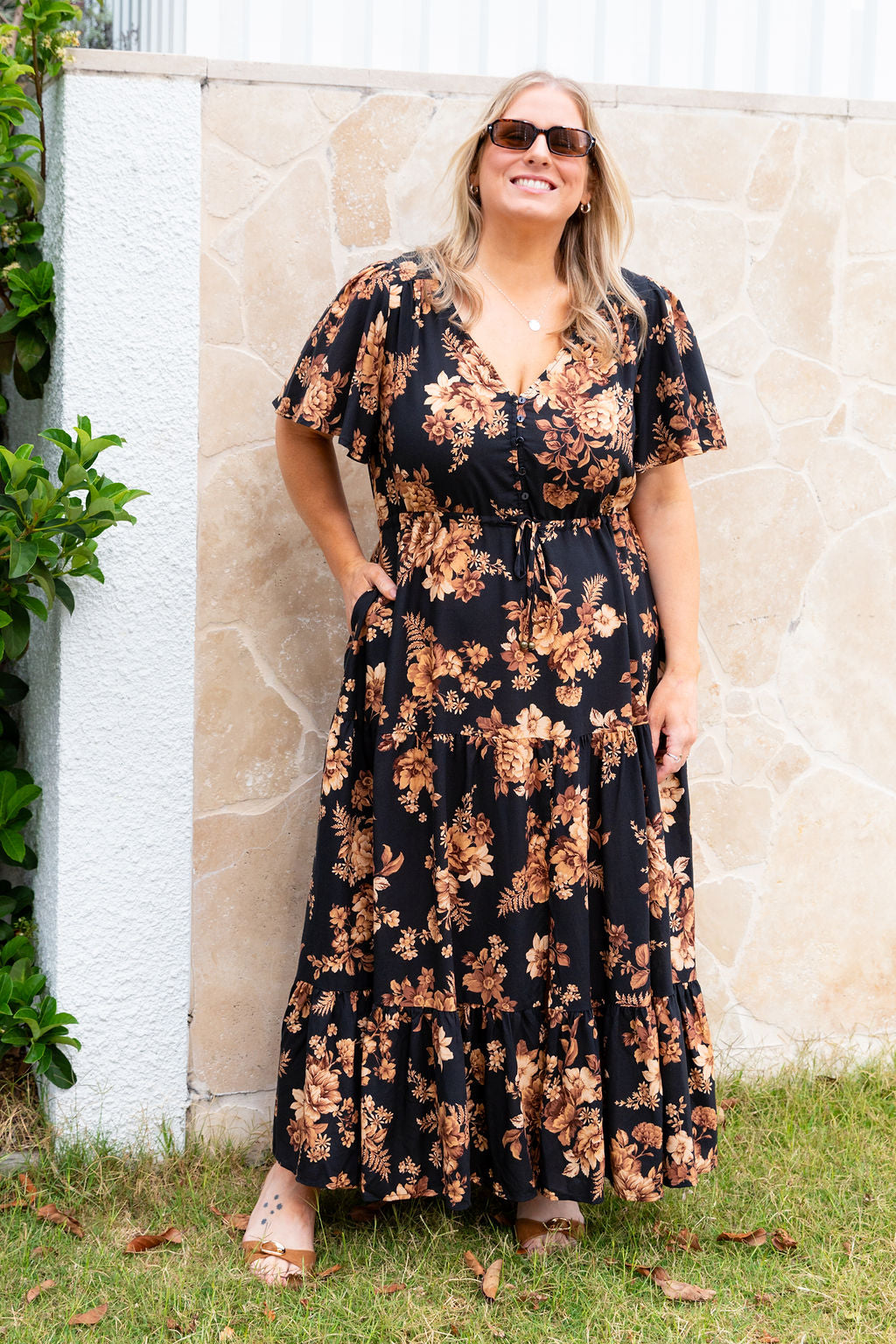 Bonnie Maxi Dress in Moonlit Floral – Proud Poppy Clothing