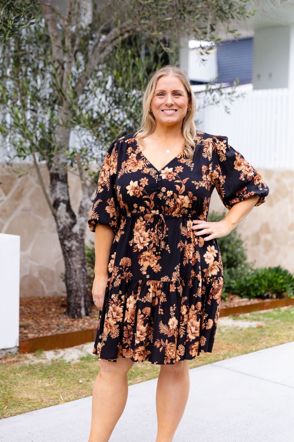 Ziggy Dress in Moonlit Floral