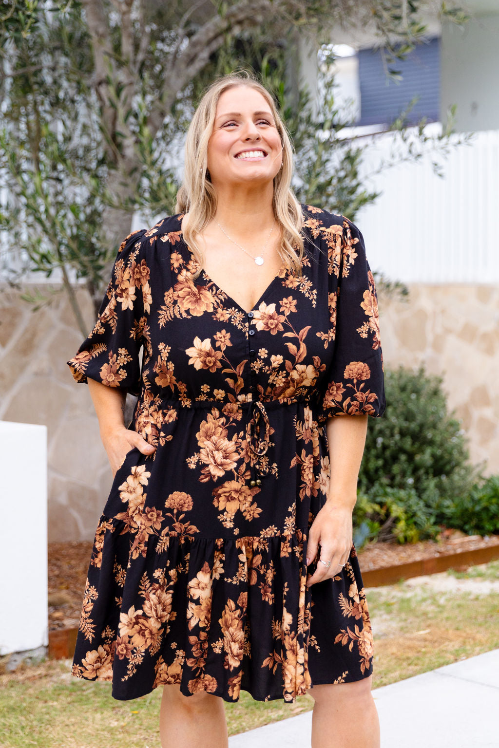 Ziggy Dress in Moonlit Floral