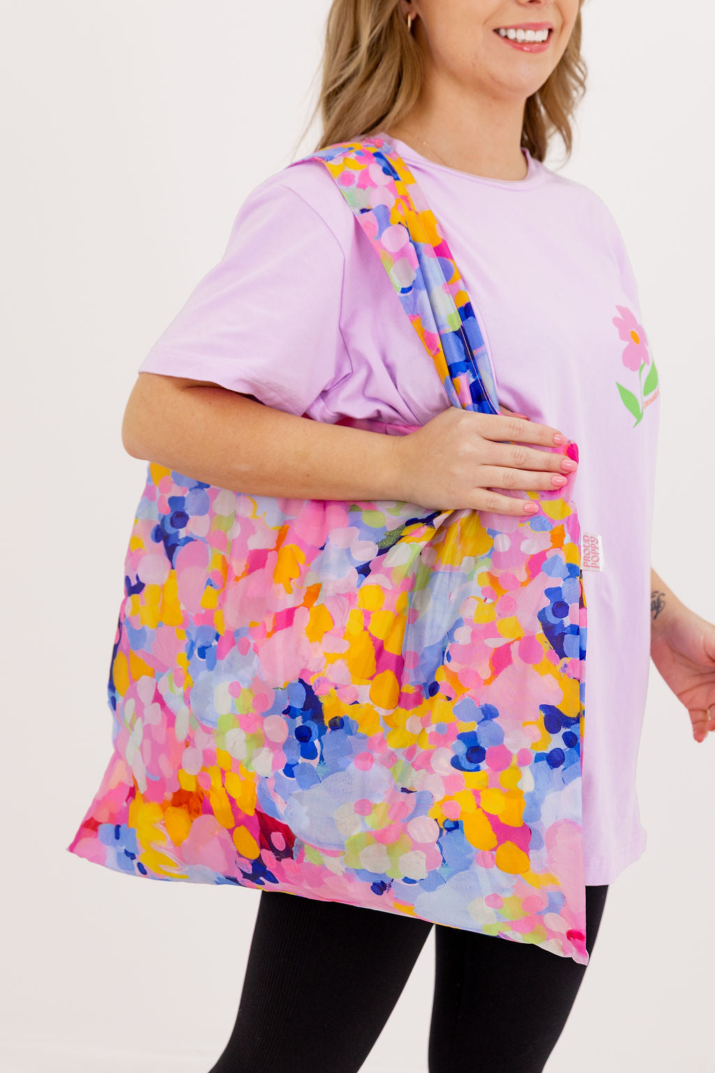 PP Reusable Shopper Bag in Beach Blossoms by Maggi McDonald