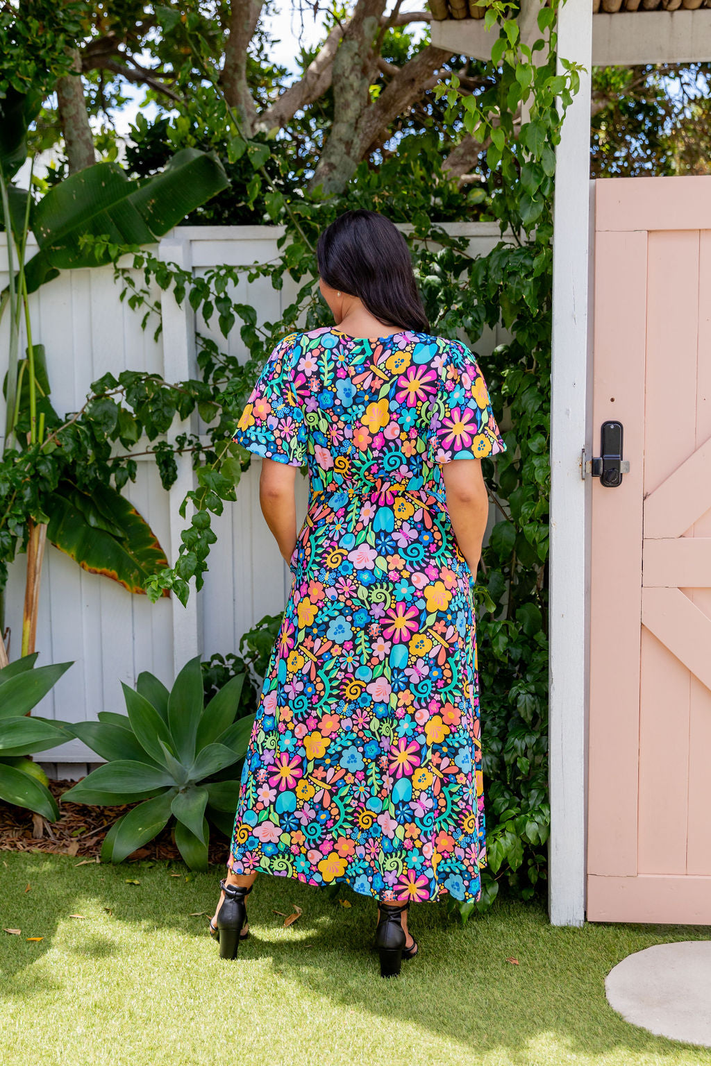 Lucinda Maxi Dress in Garden Party by Kasey Rainbow