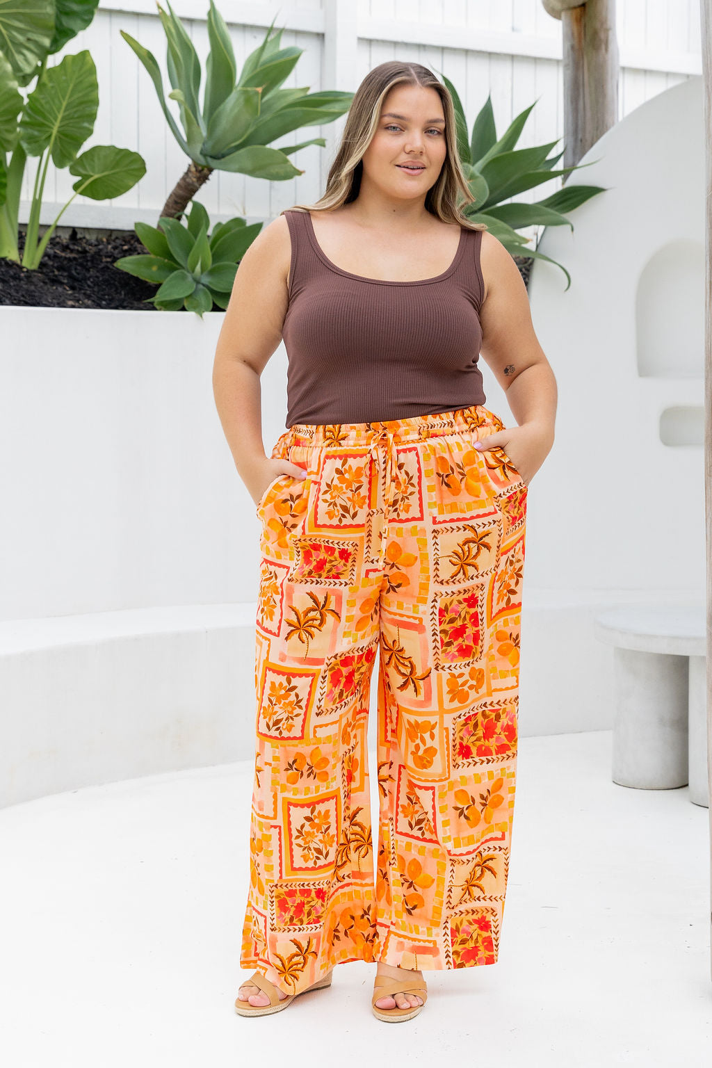 Gina Pant in Sunkissed Mosaic