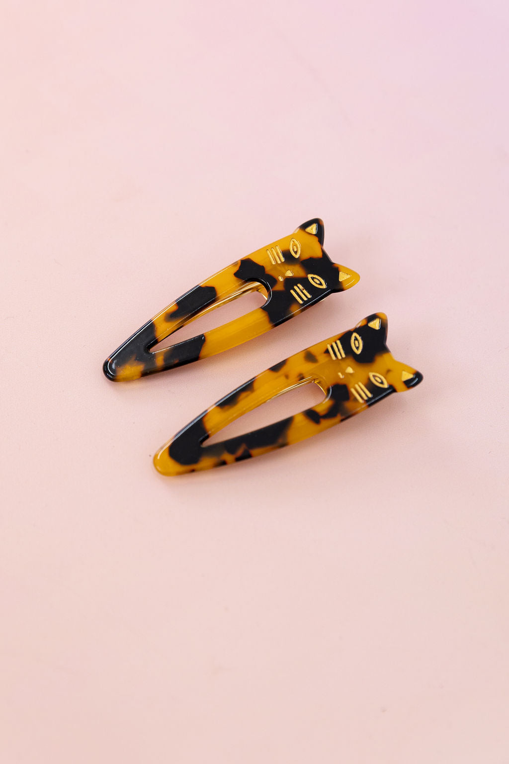 Cat Hair Clips in Tortoise Shell