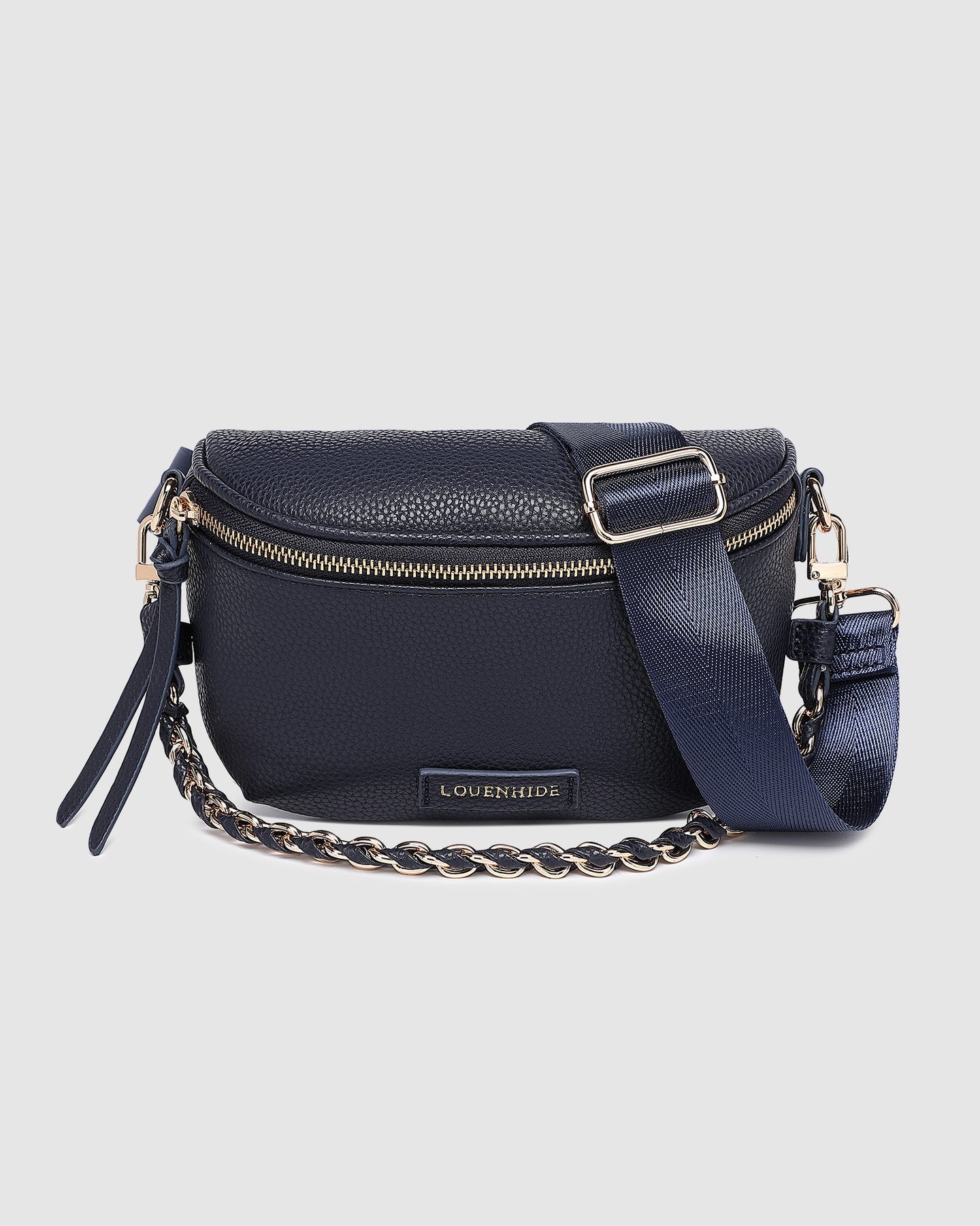 Halsey Sling Bag - Navy by Louenhide