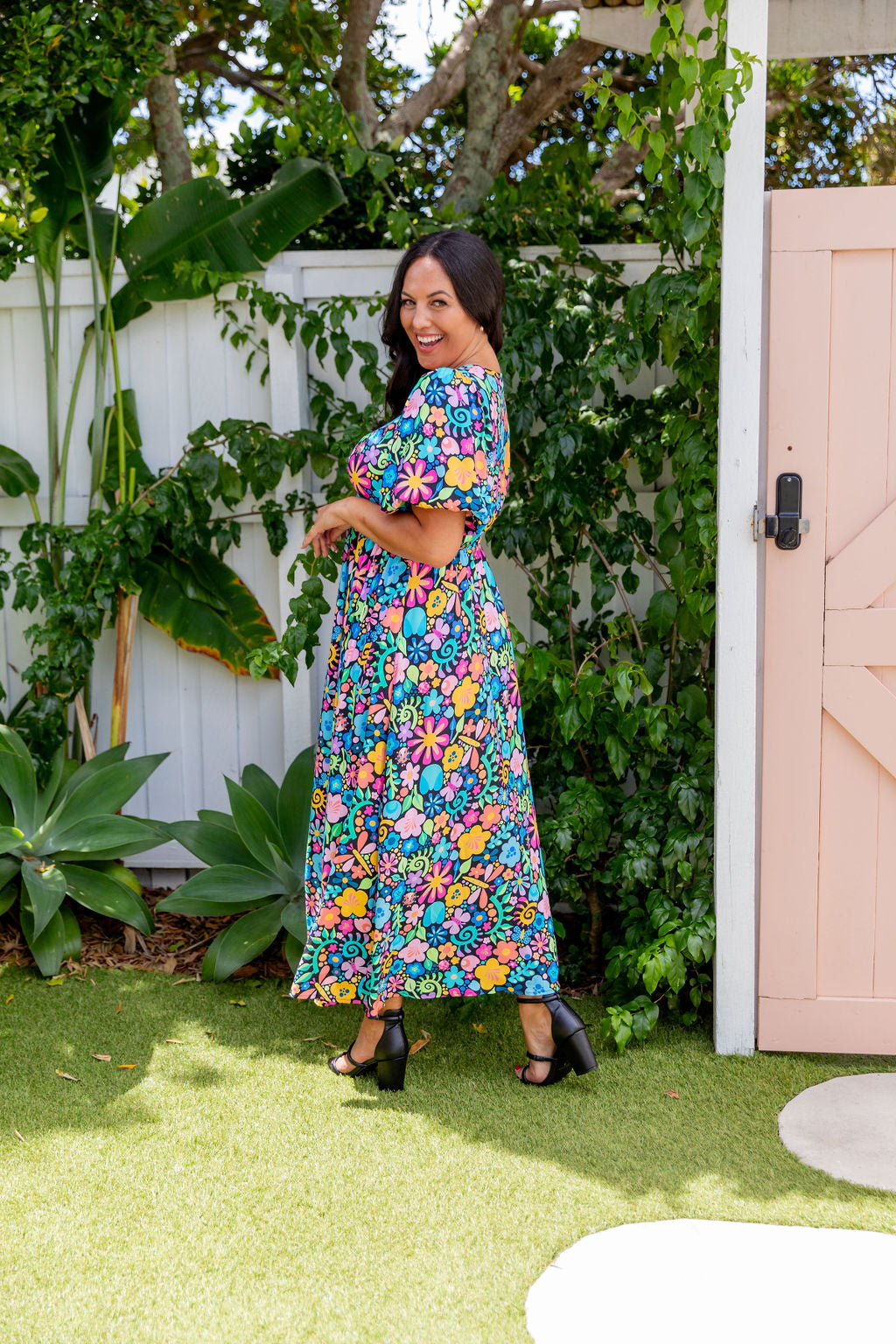 Lucinda Maxi Dress in Garden Party by Kasey Rainbow