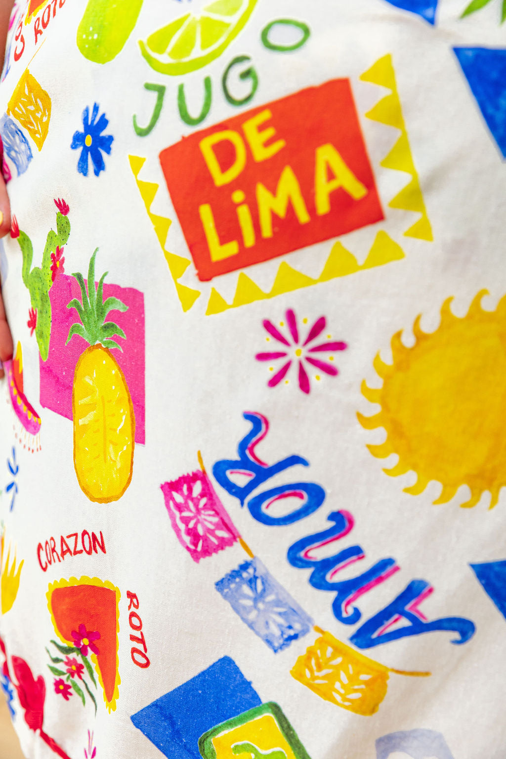Samara Linen Blend Skort in Corazon