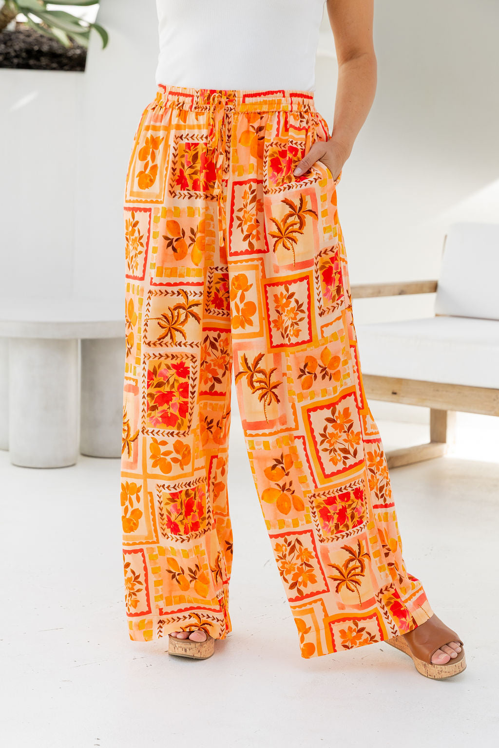 Gina Pant in Sunkissed Mosaic