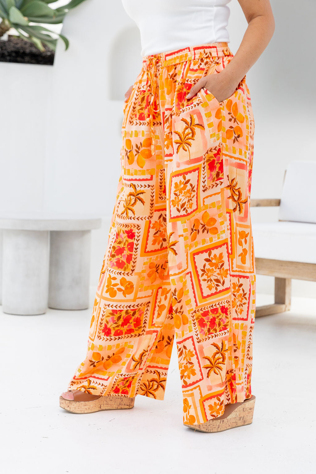 Gina Pant in Sunkissed Mosaic