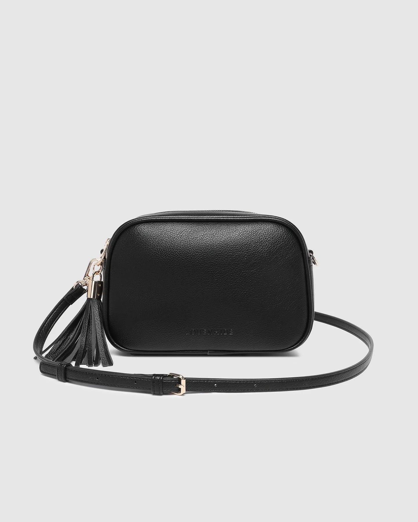 Jacinta Gia Crossbody Bag in Black by Louenhide