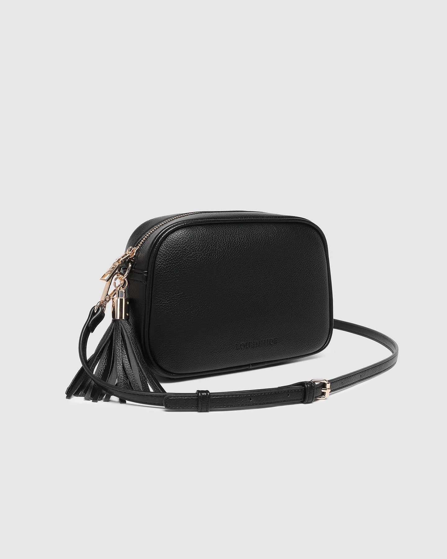 Jacinta Gia Crossbody Bag in Black by Louenhide