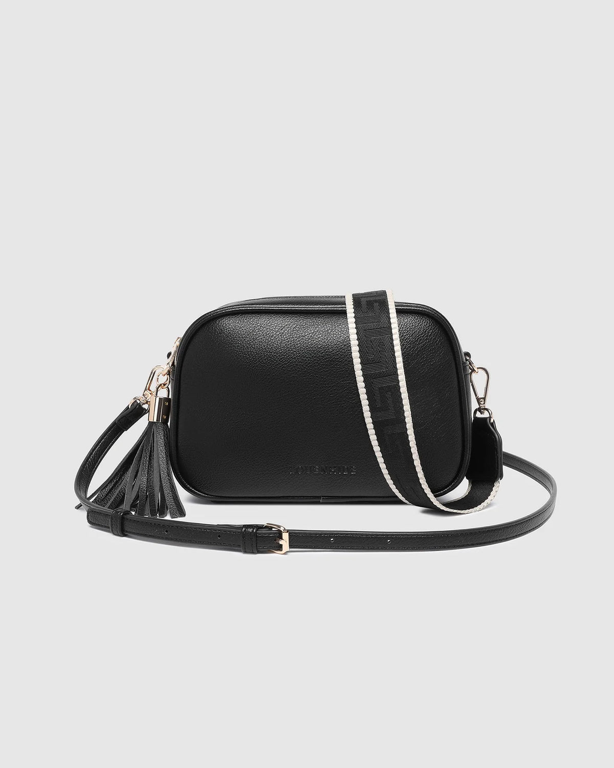 Jacinta Gia Crossbody Bag in Black by Louenhide