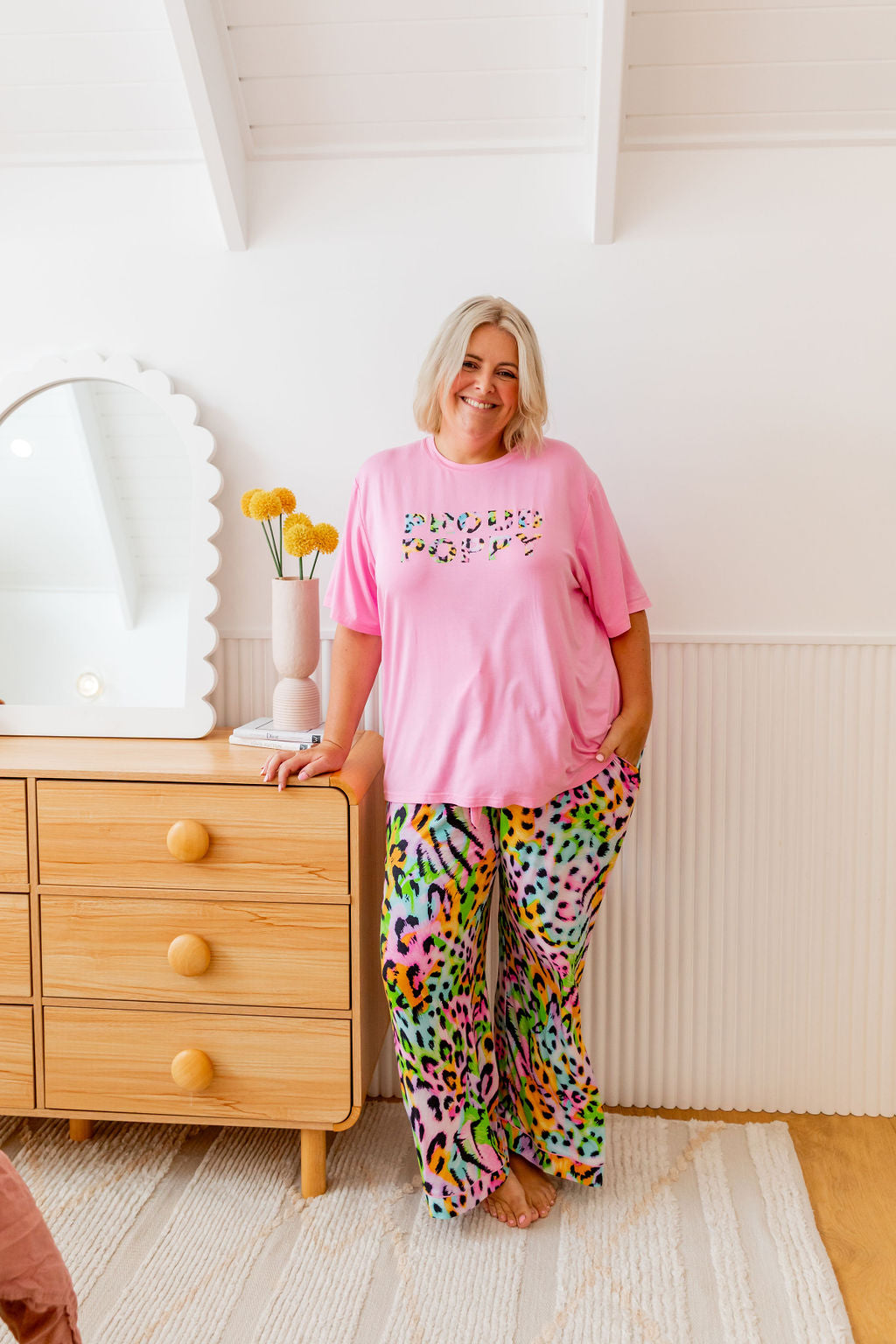Dreaming Top & Pants Sleepwear Set in Wild Dreams