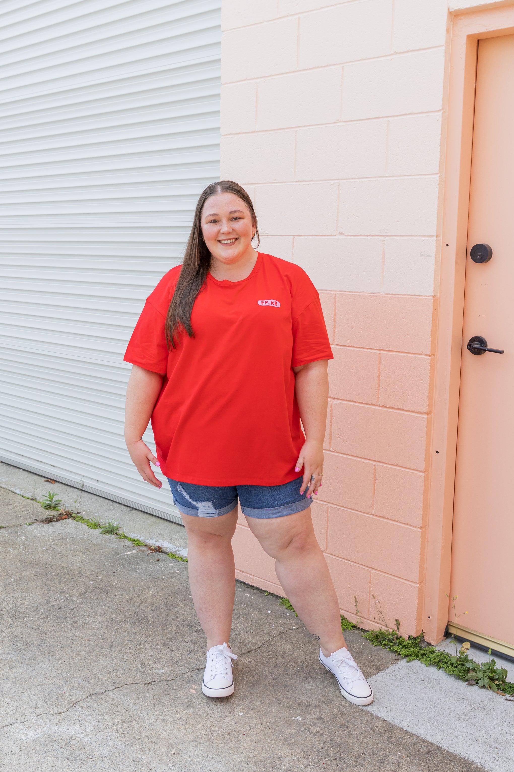 Alfie Oversized T-Shirt in Jingle Jangle by Kasey Rainbow