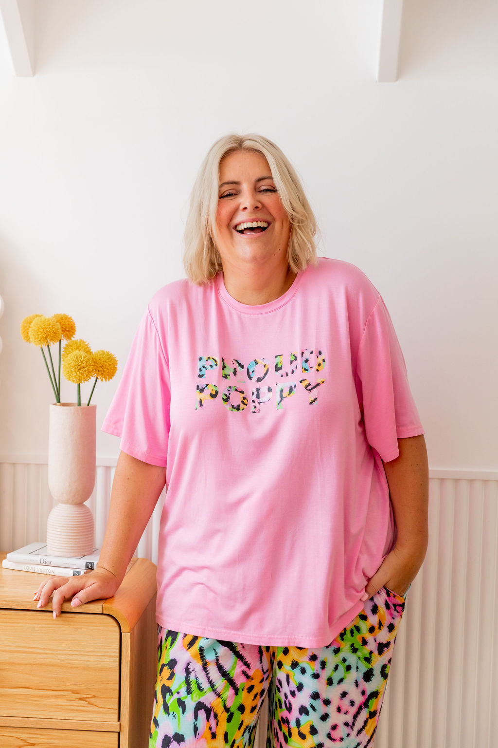 Dreaming Top & Pants Sleepwear Set in Wild Dreams