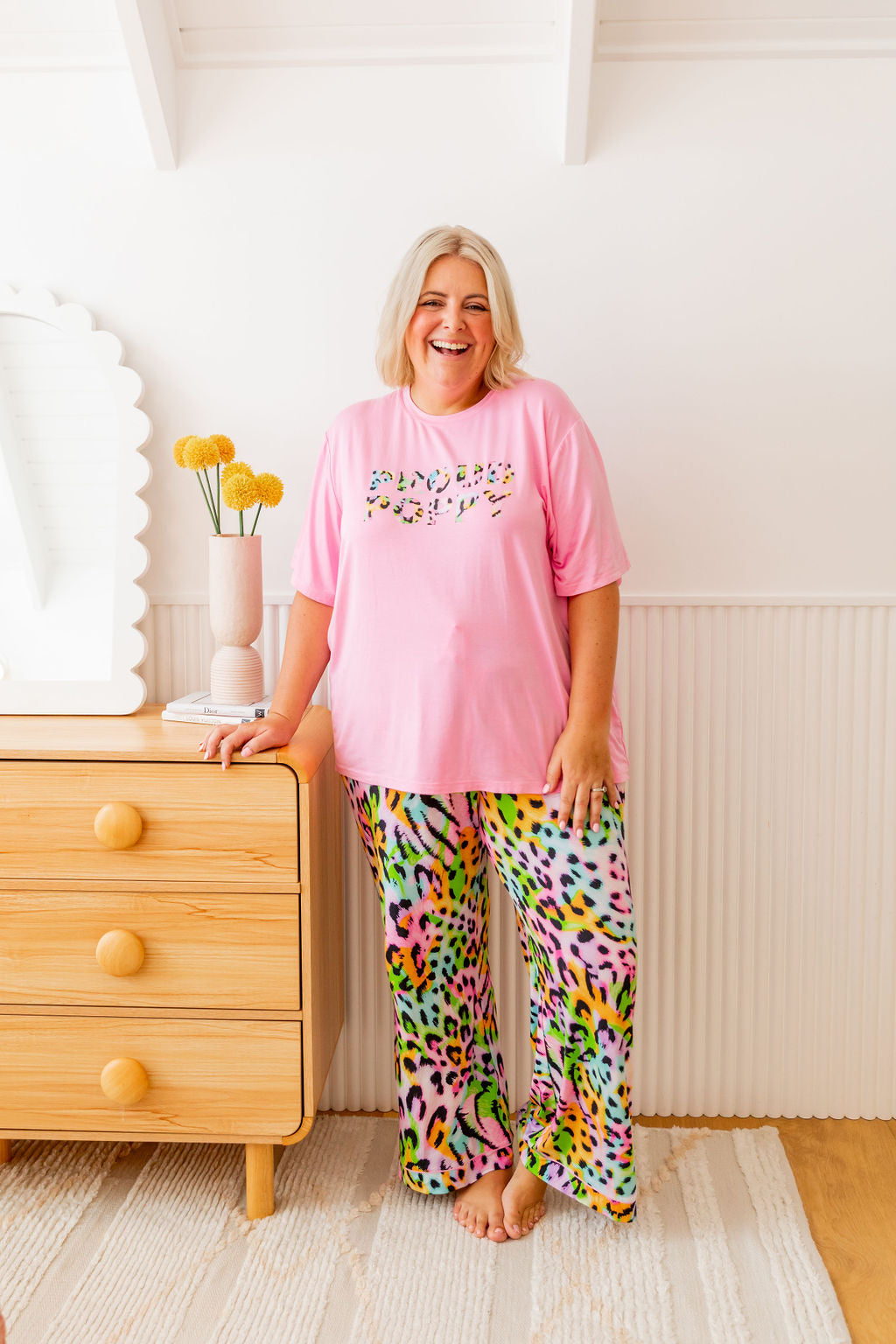 Dreaming Top & Pants Sleepwear Set in Wild Dreams