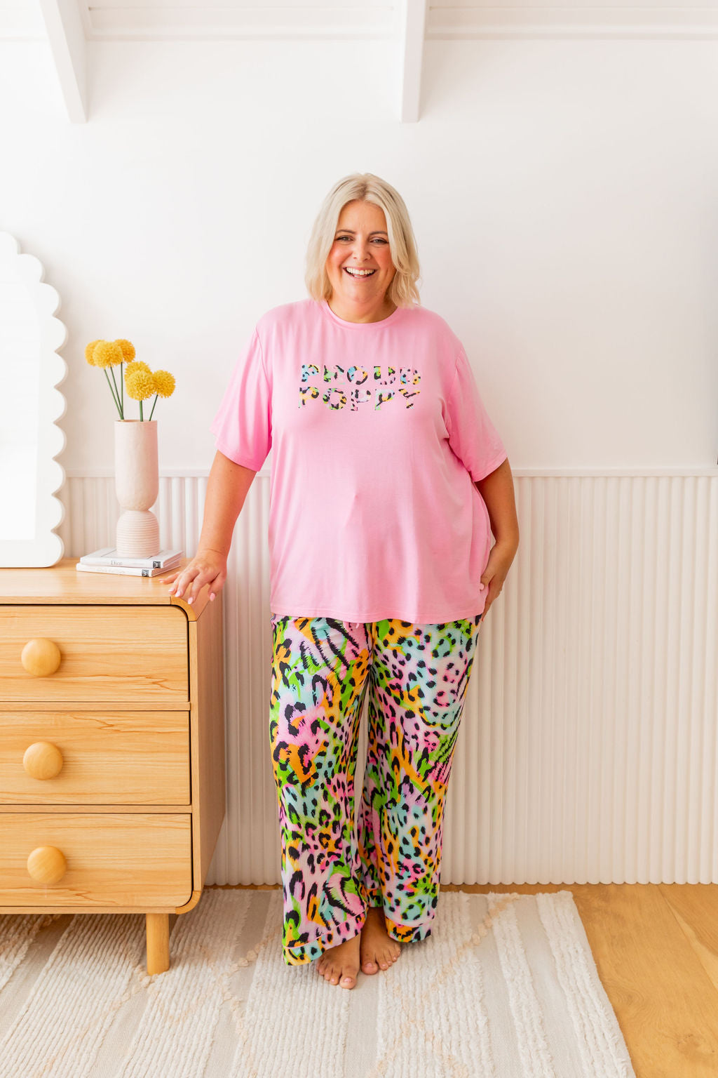 Dreaming Top & Pants Sleepwear Set in Wild Dreams