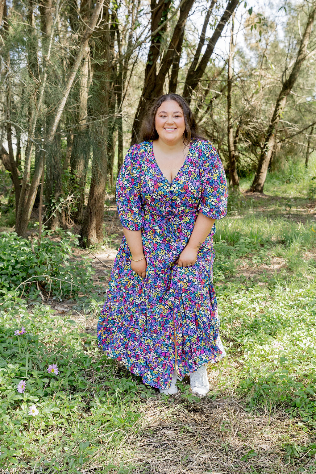 Billie Dress in Ditsy by Kasey Rainbow
