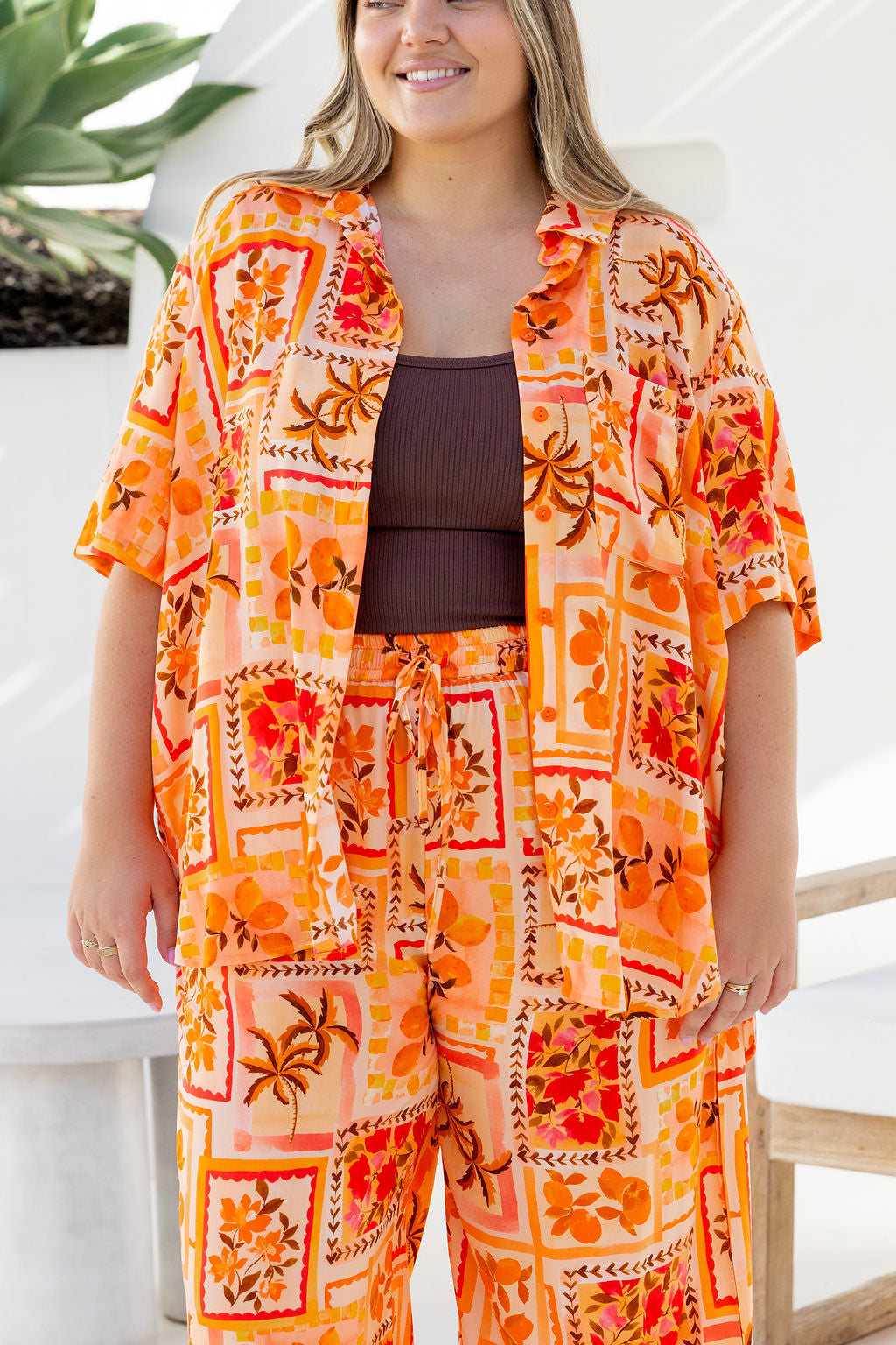 Samara Shirt in Sunkissed Mosaic