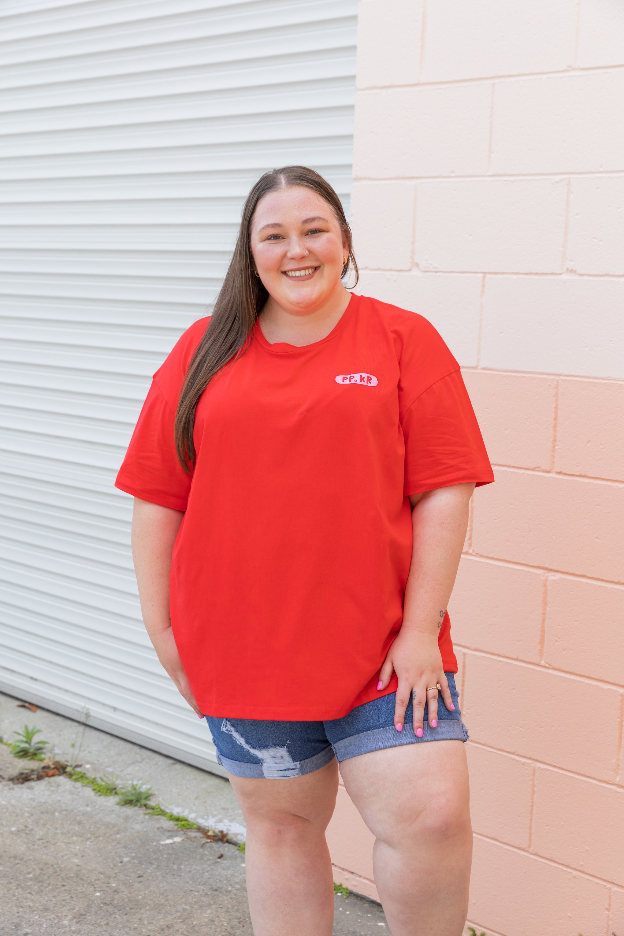 Alfie Oversized T-Shirt in Jingle Jangle by Kasey Rainbow