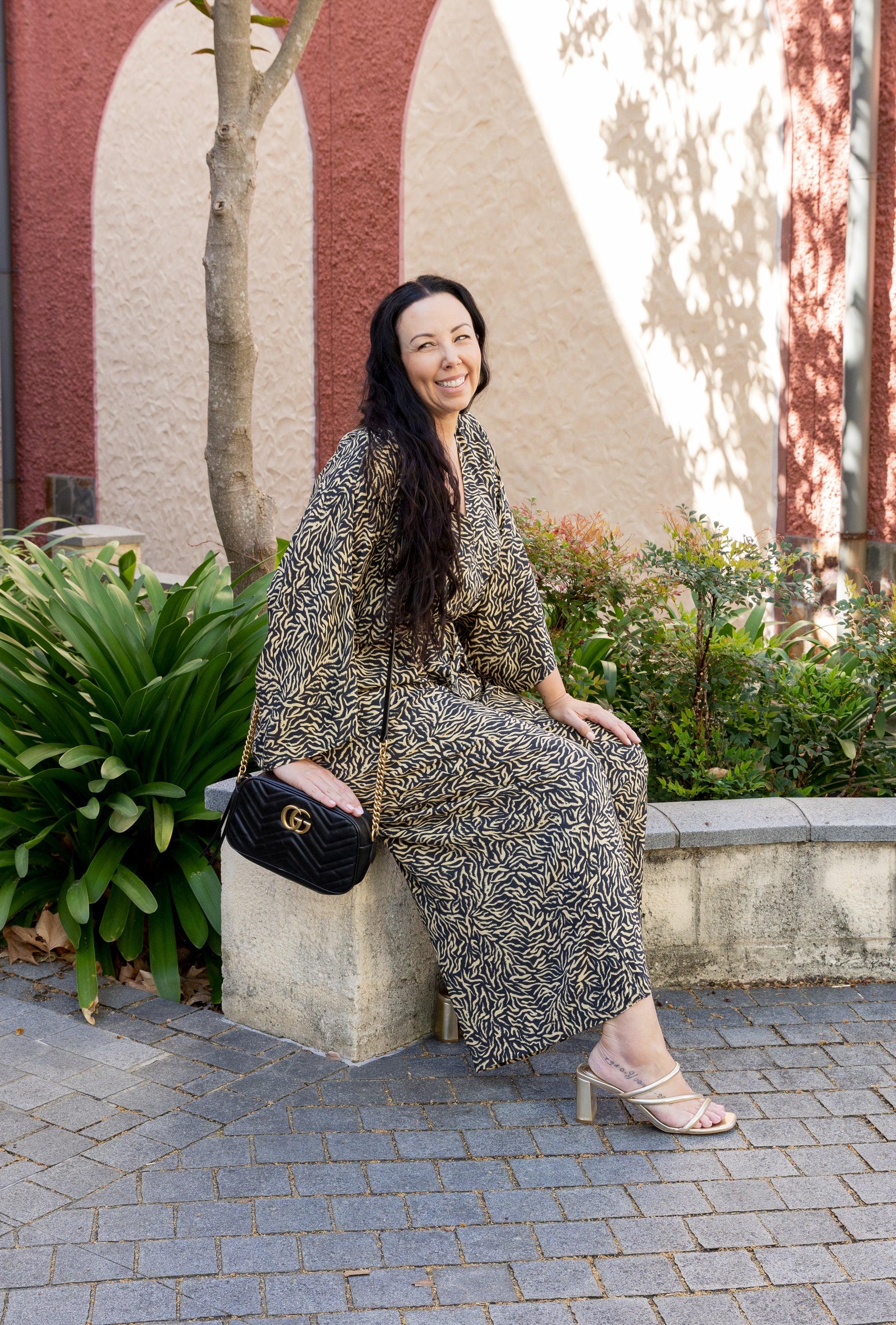 Polly Jumpsuit in Sahara Nights