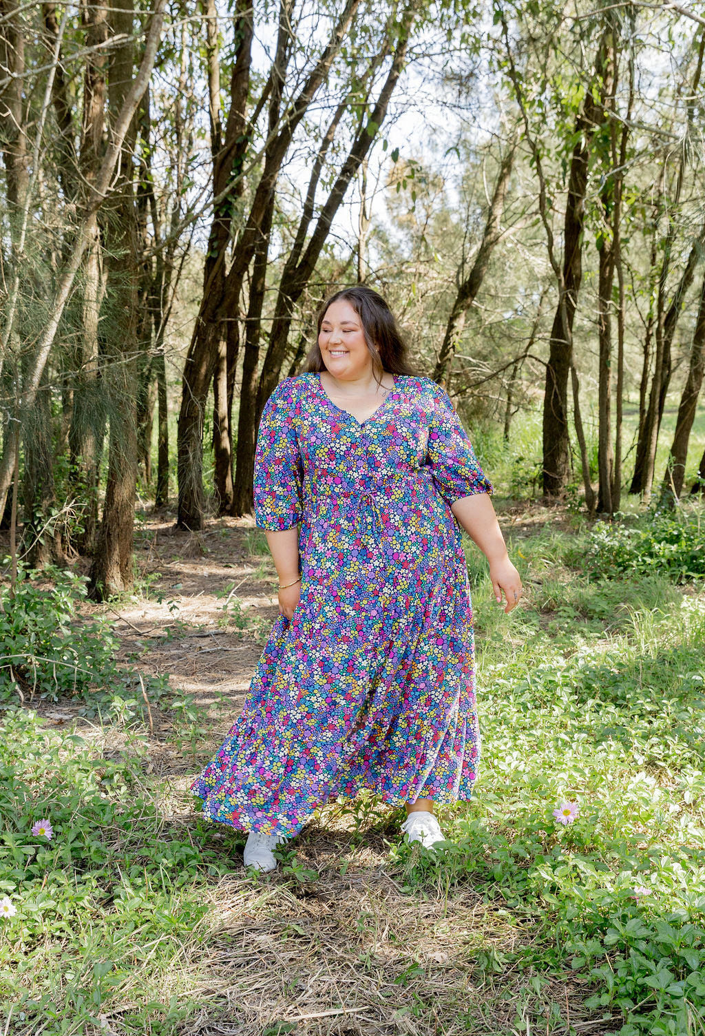 Billie Dress in Ditsy by Kasey Rainbow
