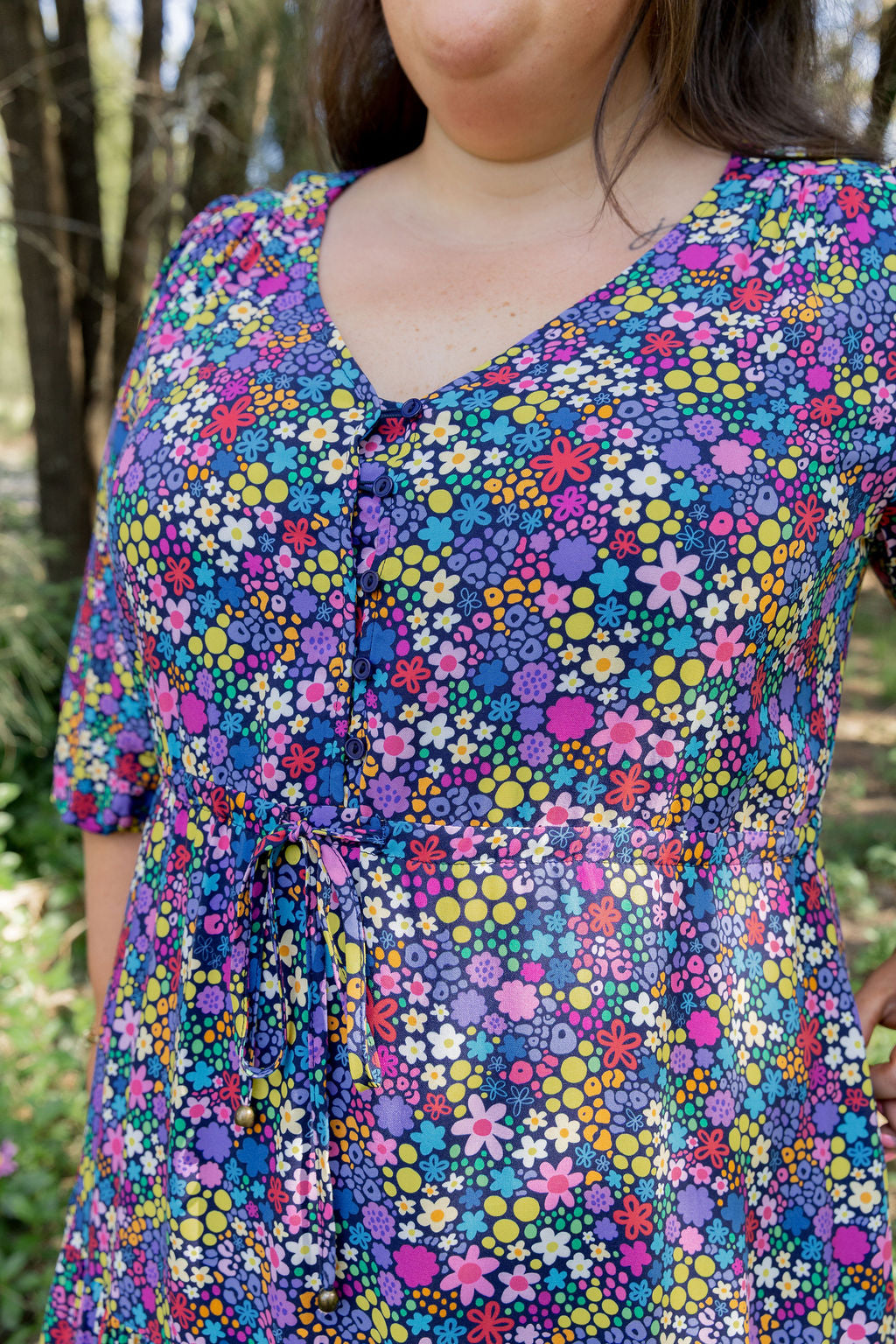 Billie Dress in Ditsy by Kasey Rainbow