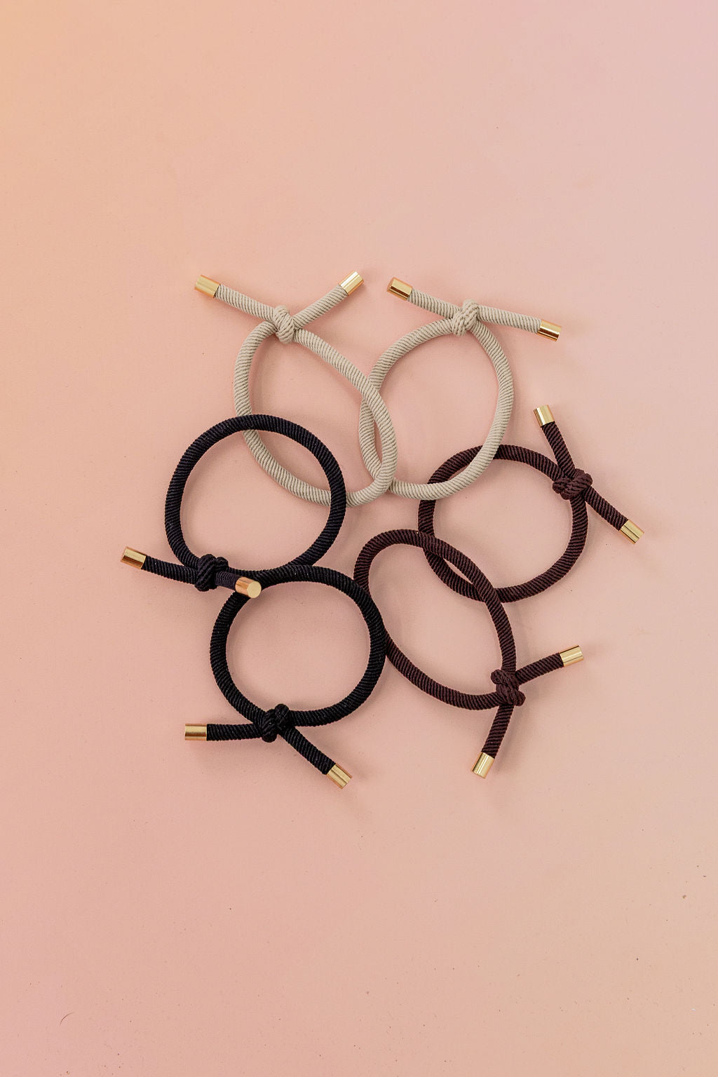 6 Pack Hair Ties in Neutrals