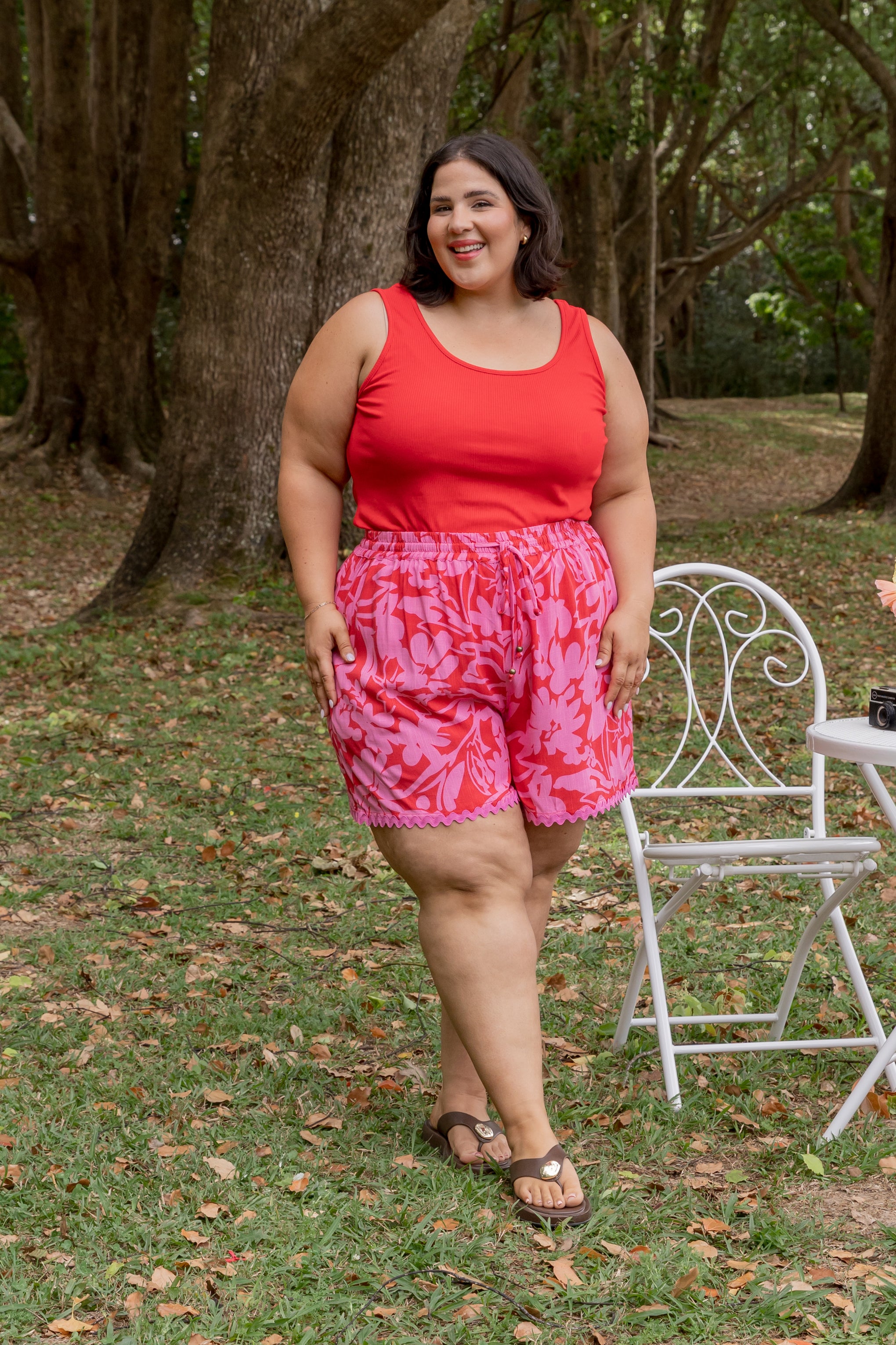 Harlow Shorts in Fiesta