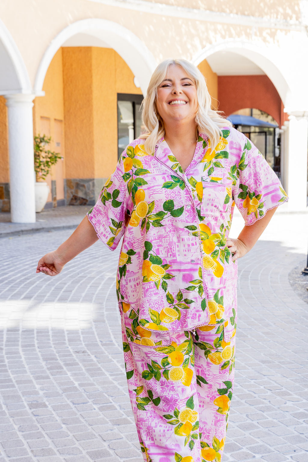Luella Linen Blend Shirt in Themis