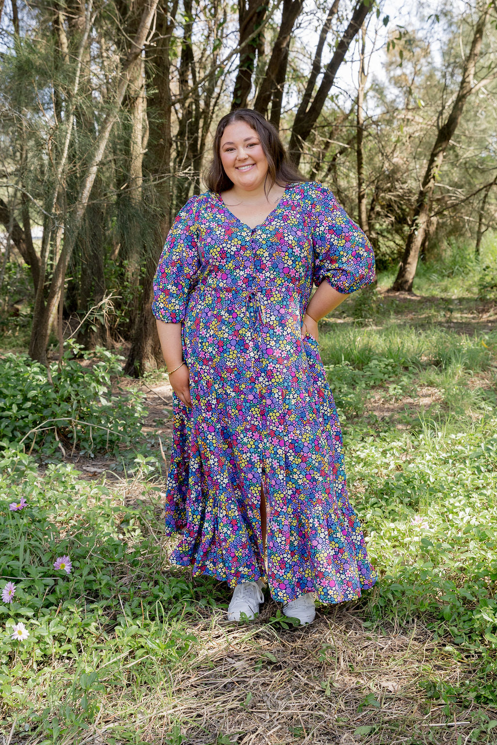 Billie Dress in Ditsy by Kasey Rainbow