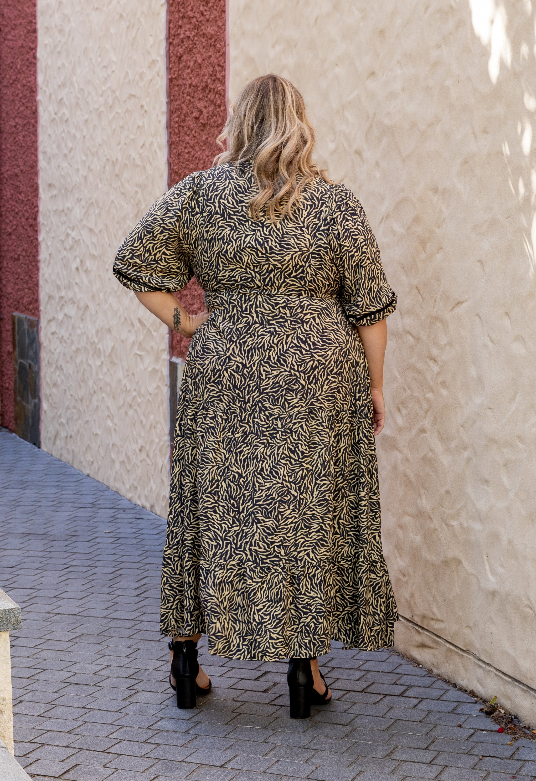Addison Maxi Dress in Sahara Nights