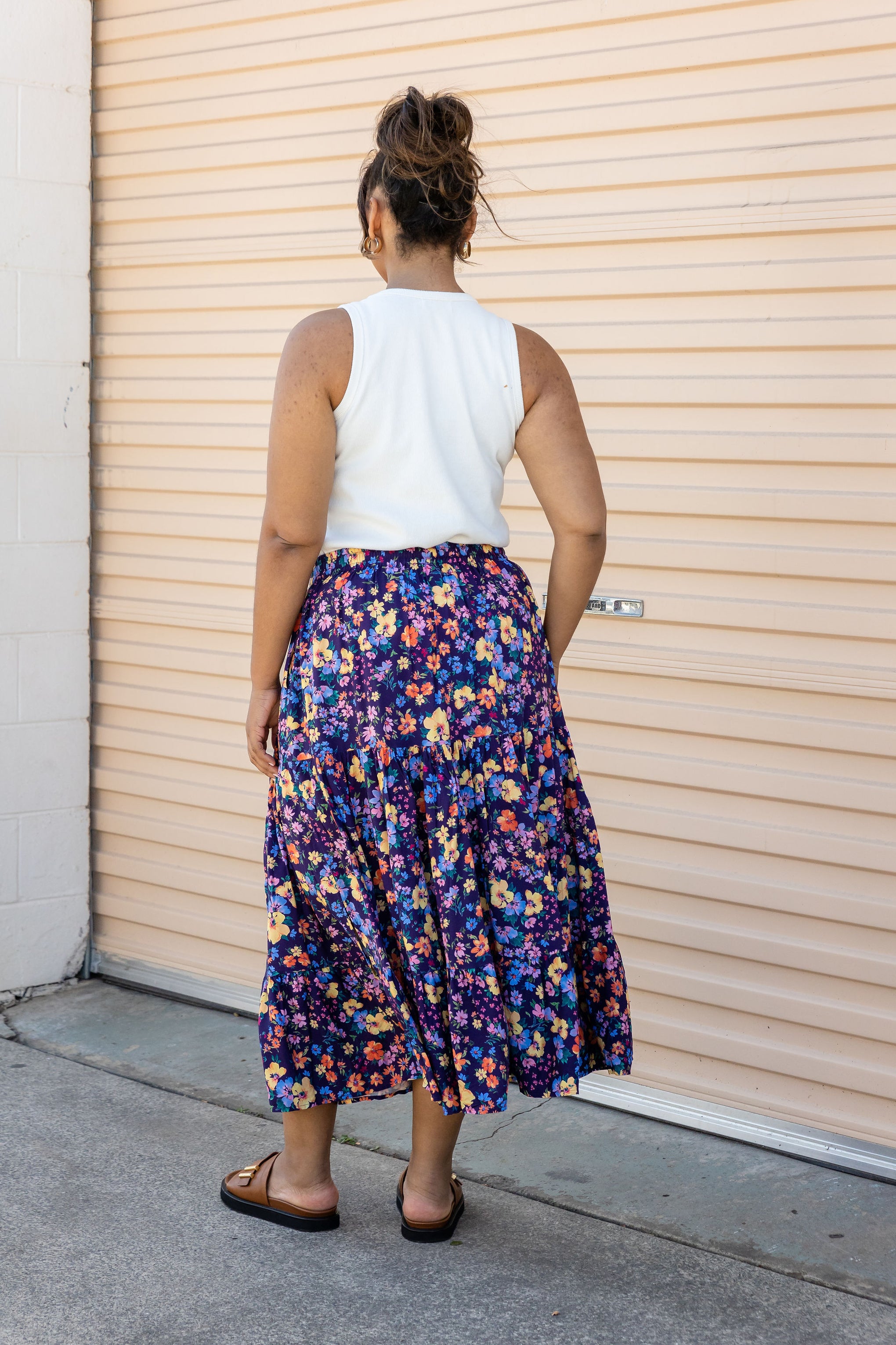 Carrie Maxi Skirt in Posie