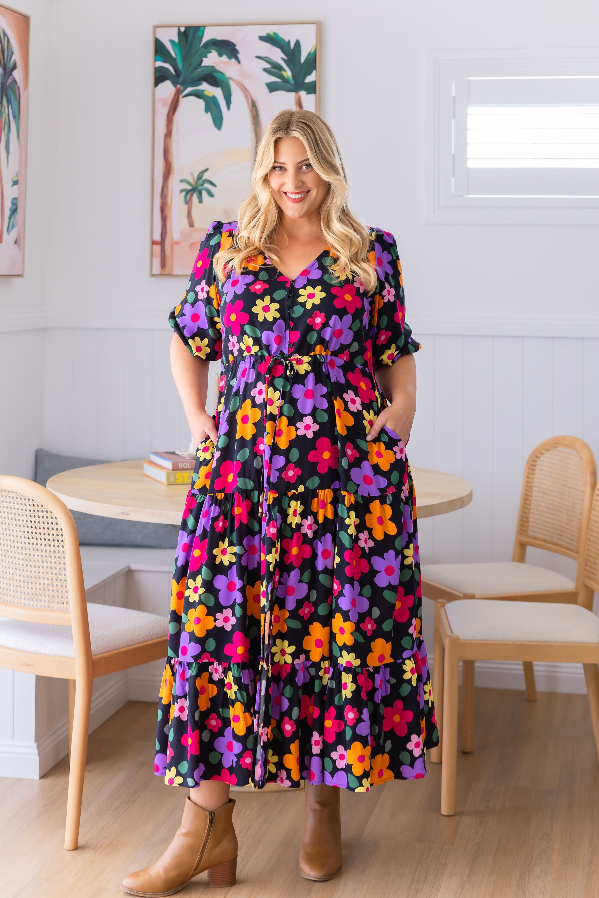 Billie Maxi Dress in Bloomie