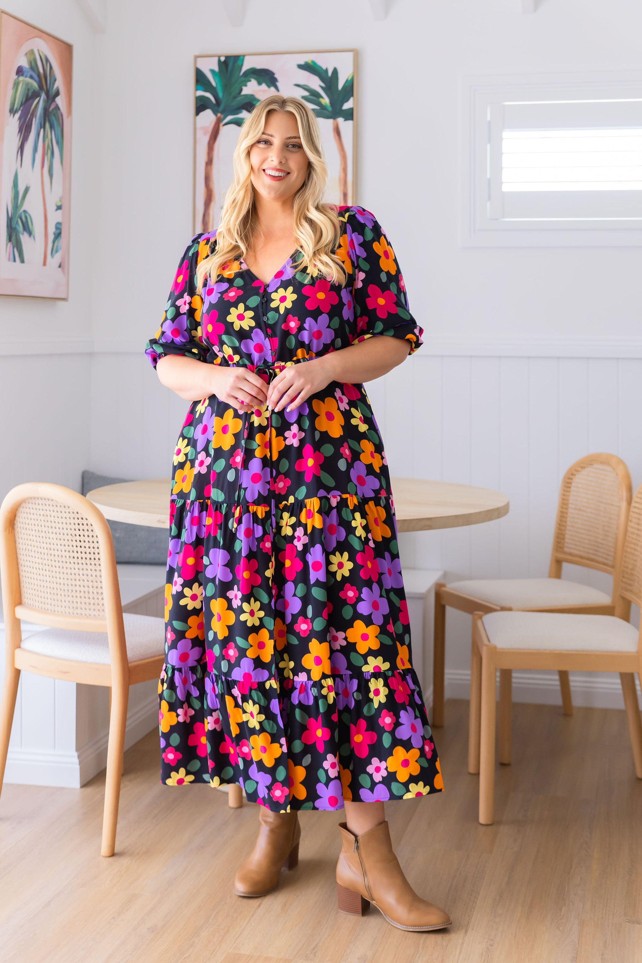 Billie Maxi Dress in Bloomie