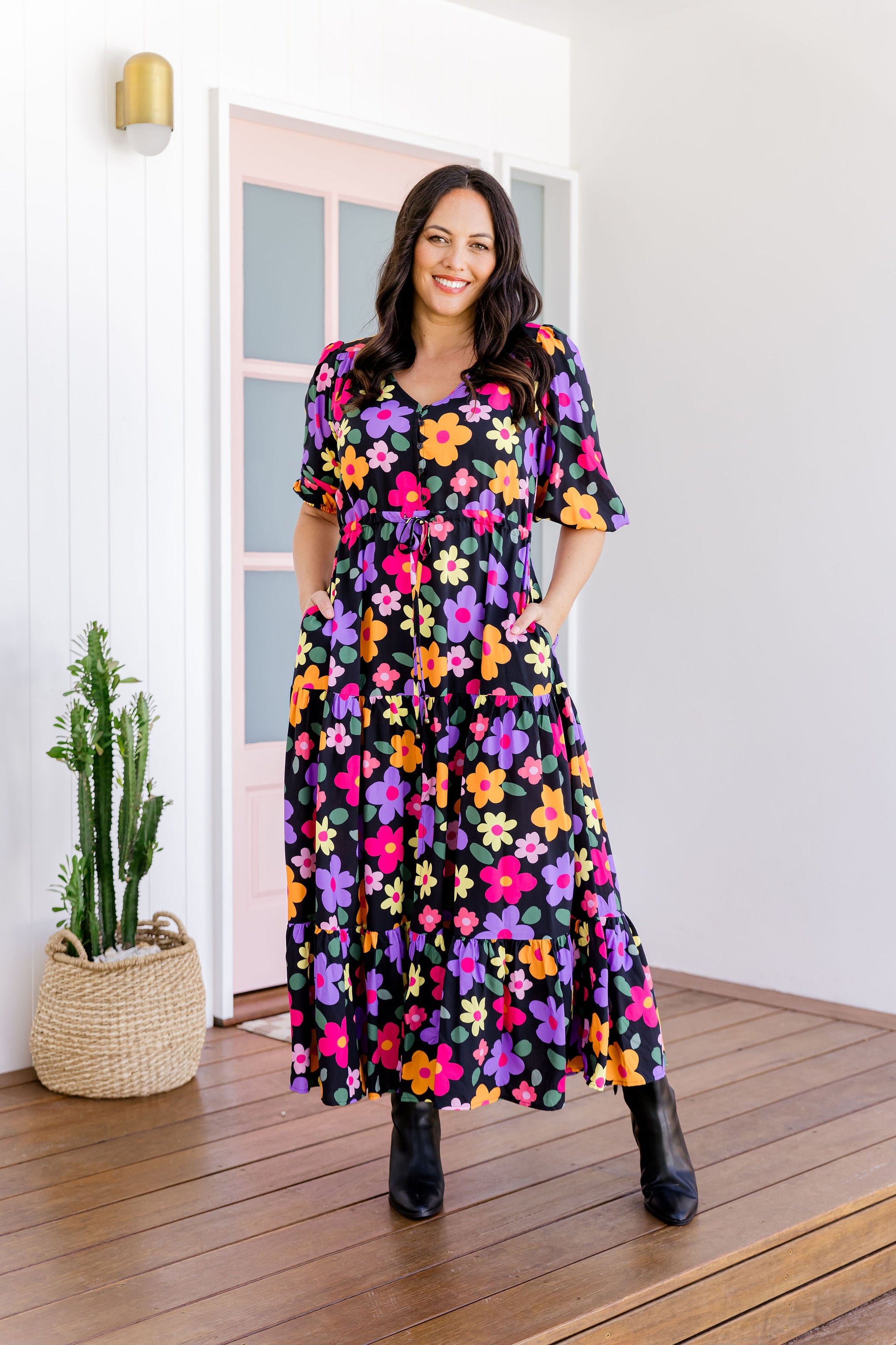 Billie Maxi Dress in Bloomie