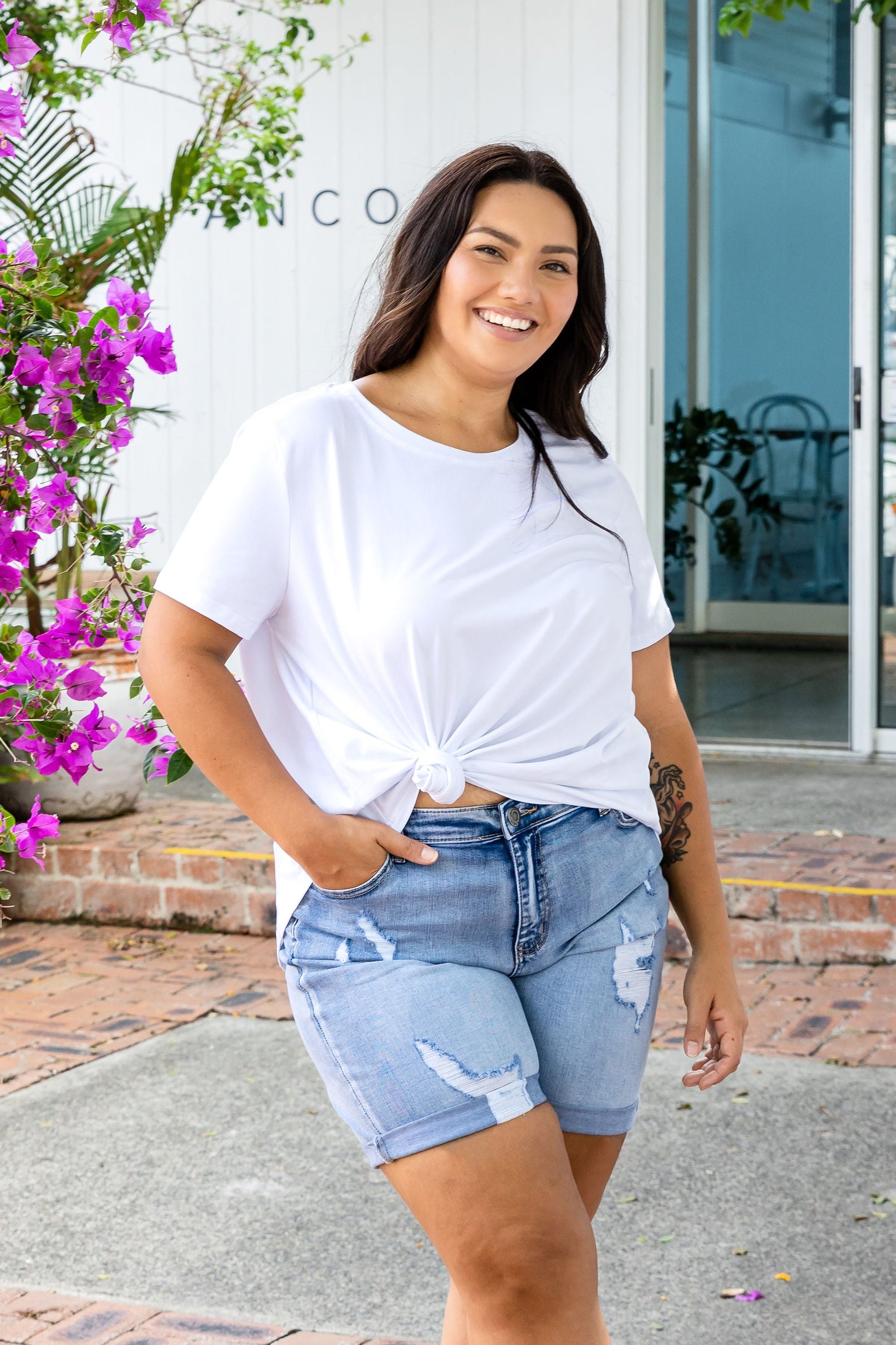 Jayden Tee in White